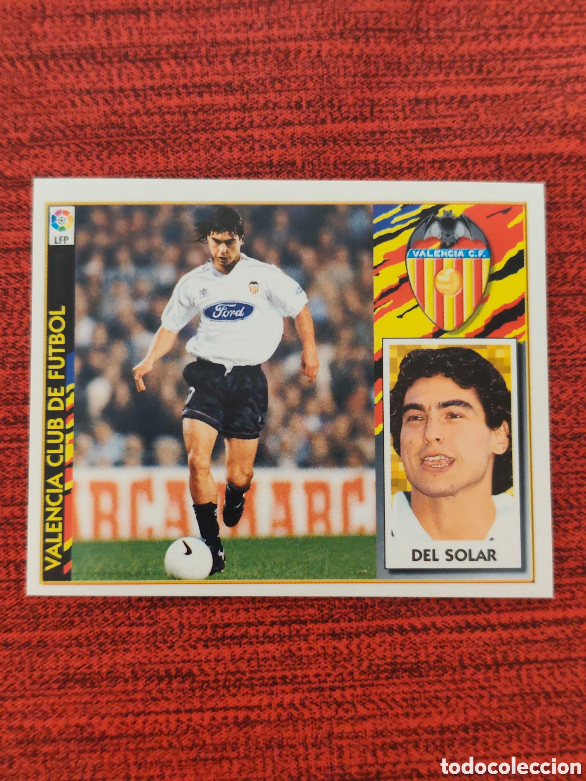 Cromos de F&uacute;tbol: COLOCA DEL SOLAR VALENCIA EDICIONES ESTE 1997 1998
