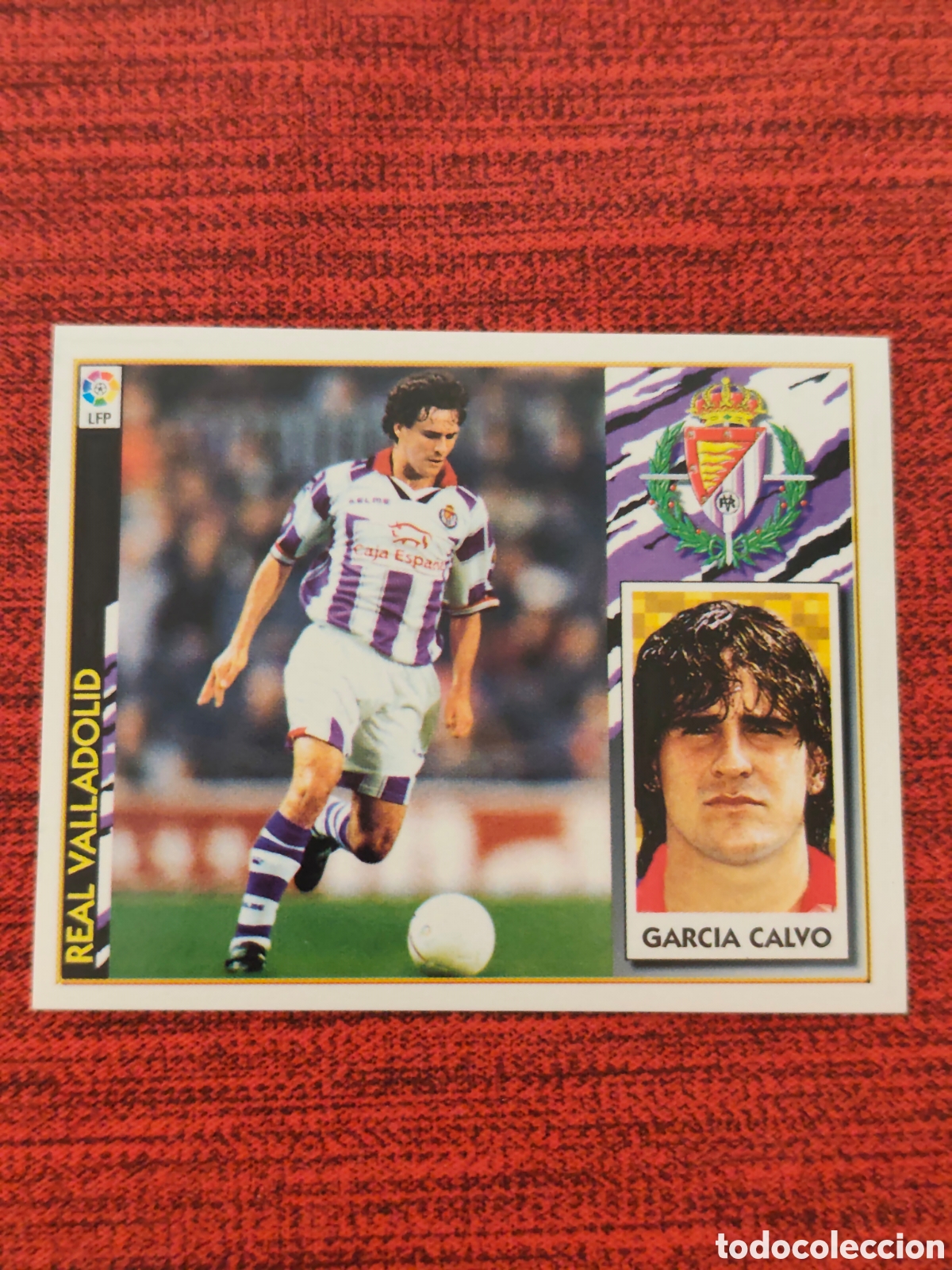 Cromos de F&uacute;tbol: COLOCA GARC&Iacute;A CALVO REAL VALLADOLID EDICIONES ESTE 1997 1998
