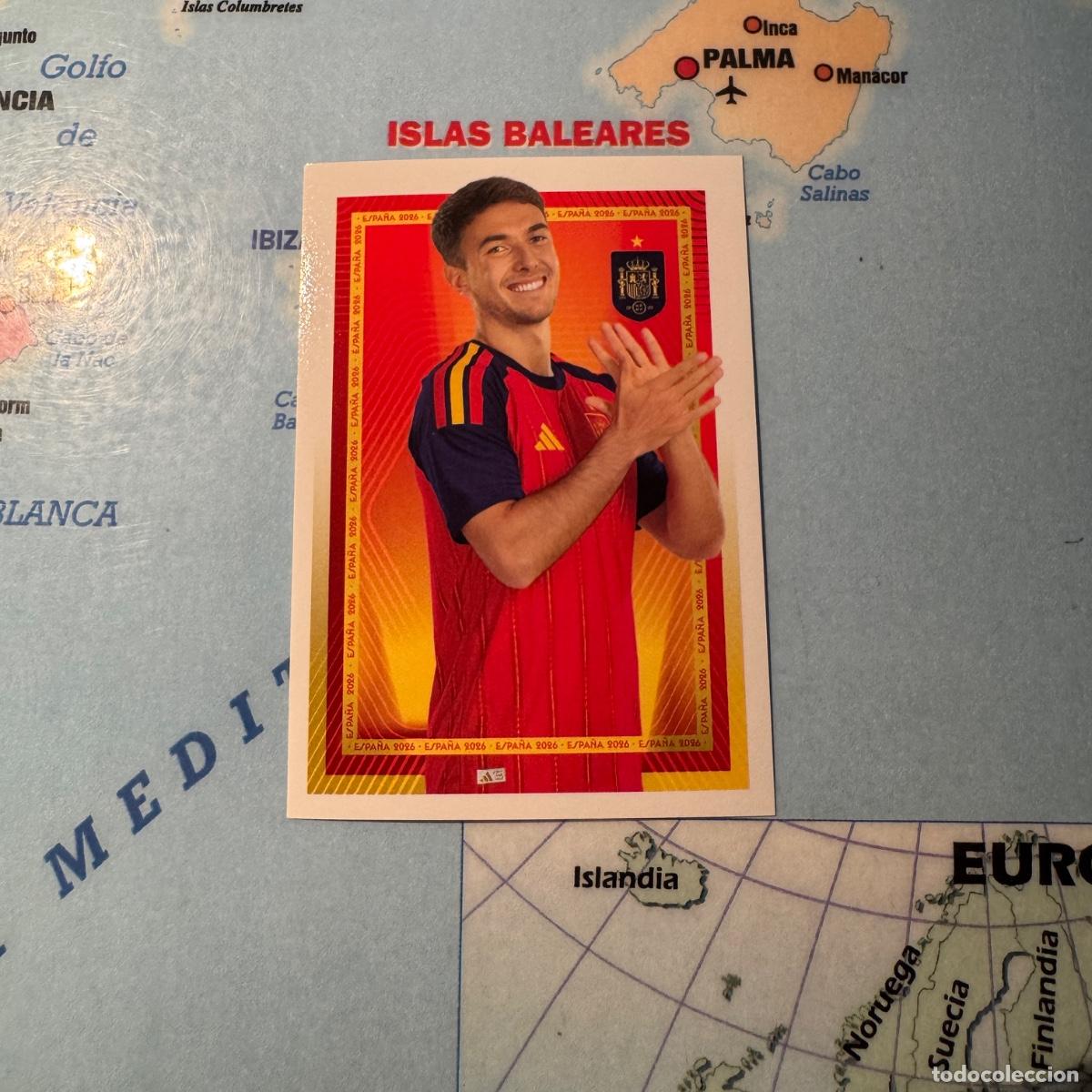 Cromos de F&uacute;tbol: Zubimendi n&uacute;mero 33 la selecci&oacute;n espa&ntilde;ola &ldquo;Espa&ntilde;a 2026&rdquo; del Carrefour 2026