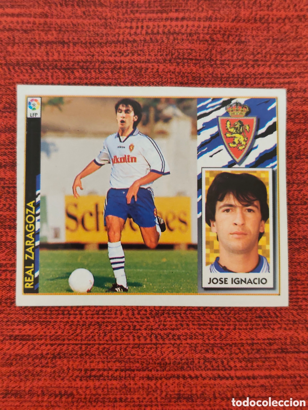 Cromos de F&uacute;tbol: COLOCA JOS&Eacute; IGNACIO REAL ZARAGOZA EDICIONES ESTE 1997 1998