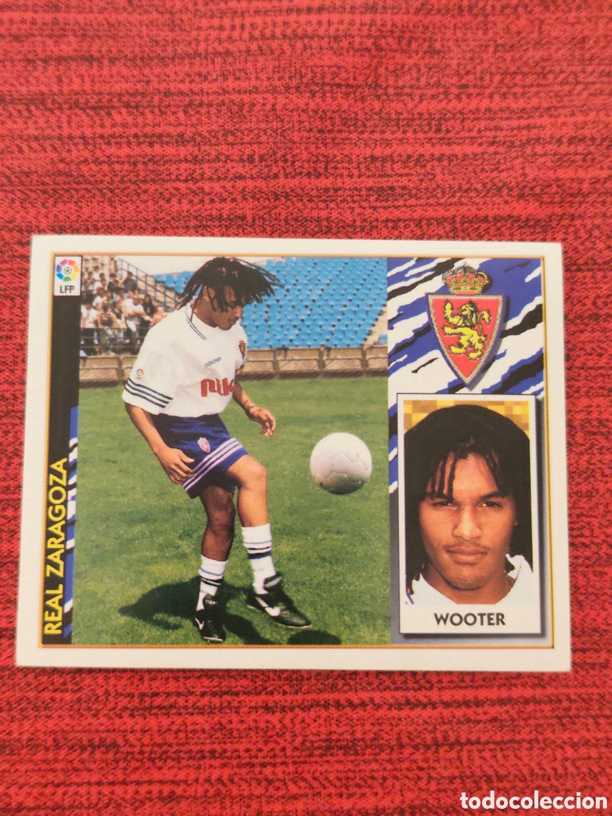 Cromos de F&uacute;tbol: COLOCA WOOTER REAL ZARAGOZA EDICIONES ESTE 1997 1998