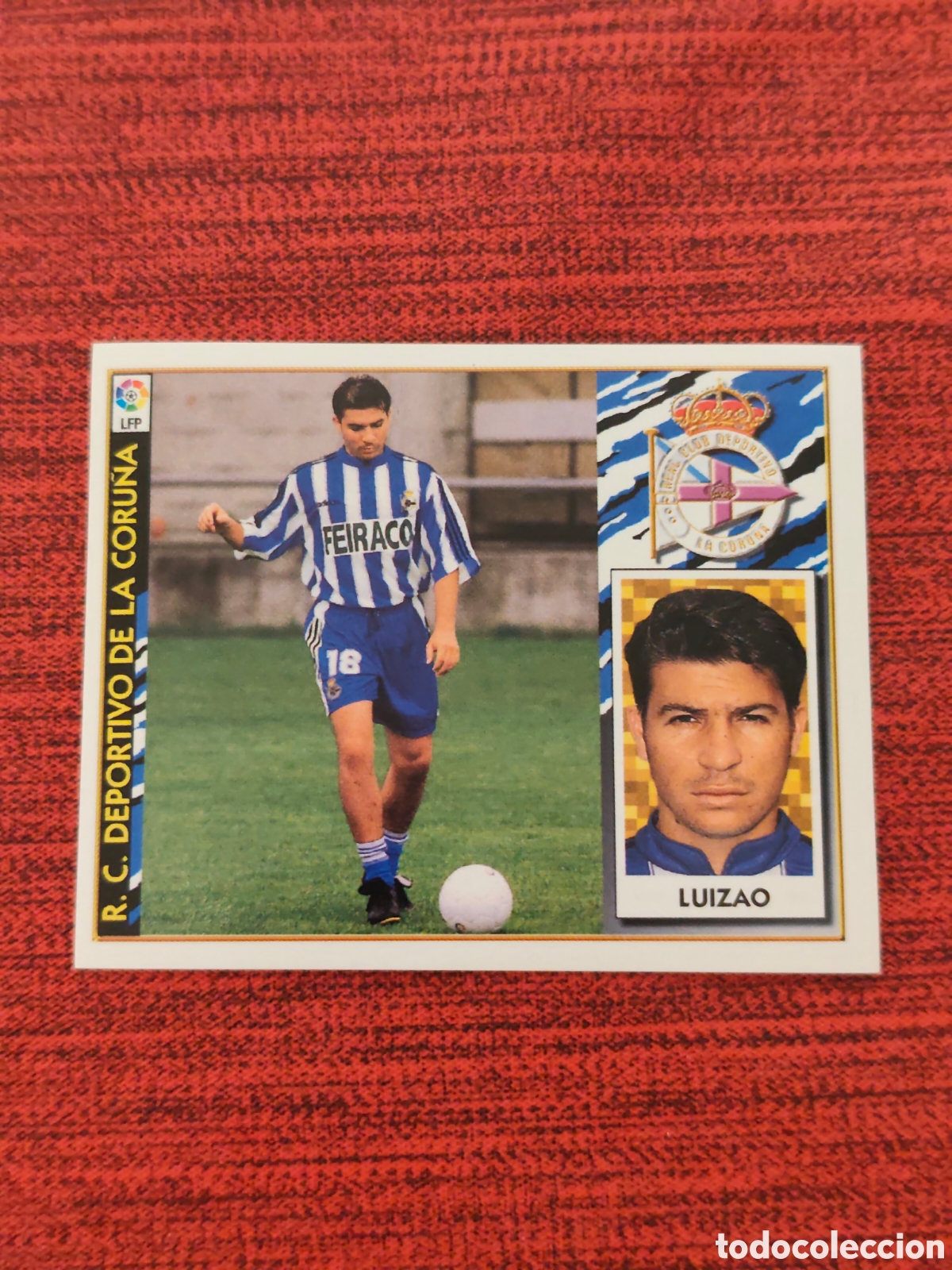 Cromos de F&uacute;tbol: VERSI&Oacute;N FICHAJE 2 LUIZAO DEPORTIVO EDICIONES ESTE 1997 1998