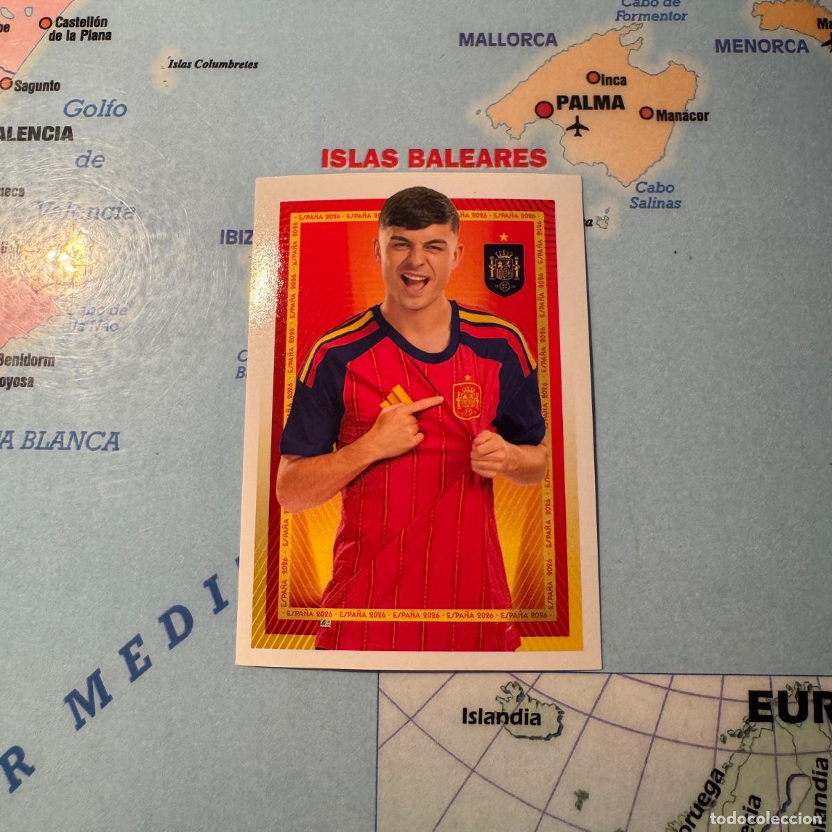Cromos de F&uacute;tbol: Pedri n&uacute;mero 37 la selecci&oacute;n espa&ntilde;ola &ldquo;Espa&ntilde;a 2026&rdquo; del Carrefour 2026