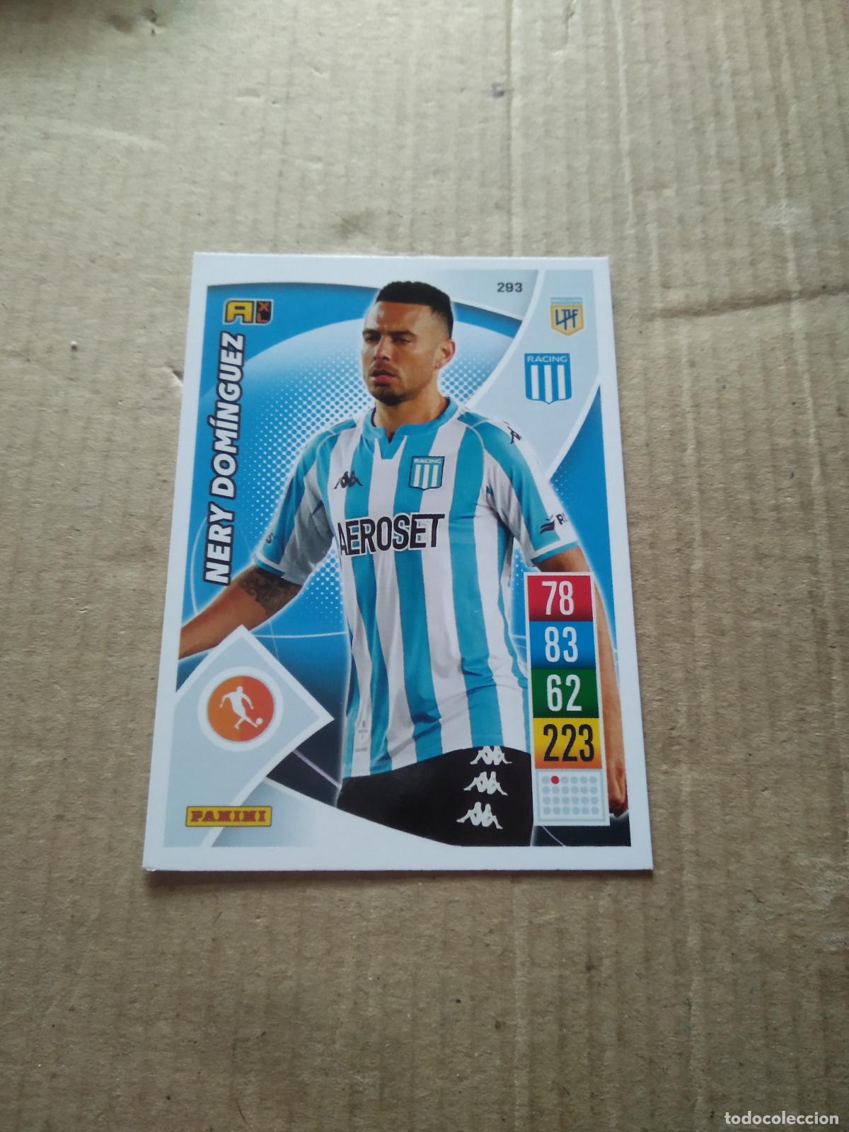 Cromos de F&uacute;tbol: 293 NERY DOMINGUEZ RACING CROMO FUTBOL ARGENTINO 21-22 PANINI LIGA ARGENTINA 2021-2022