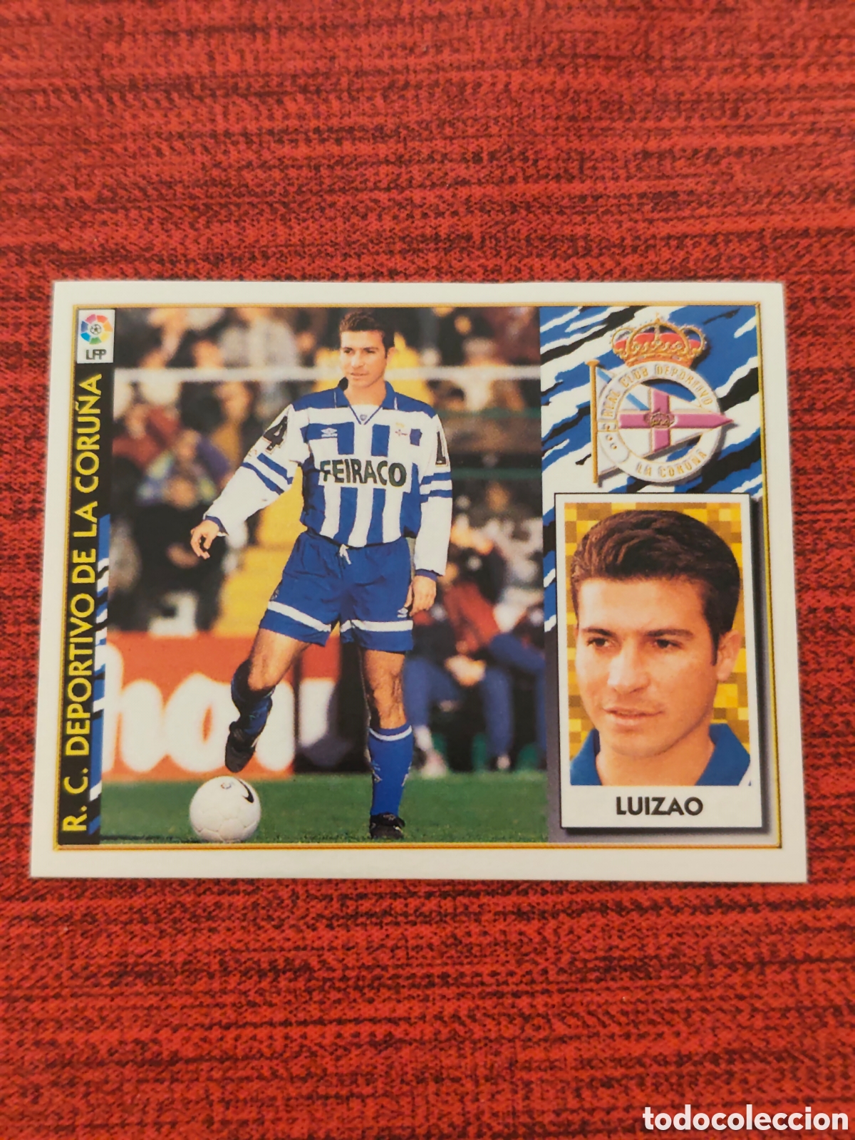 Cromos de F&uacute;tbol: VERSI&Oacute;N FICHAJE 2 LUIZAO DEPORTIVO EDICIONES ESTE 1997 1998