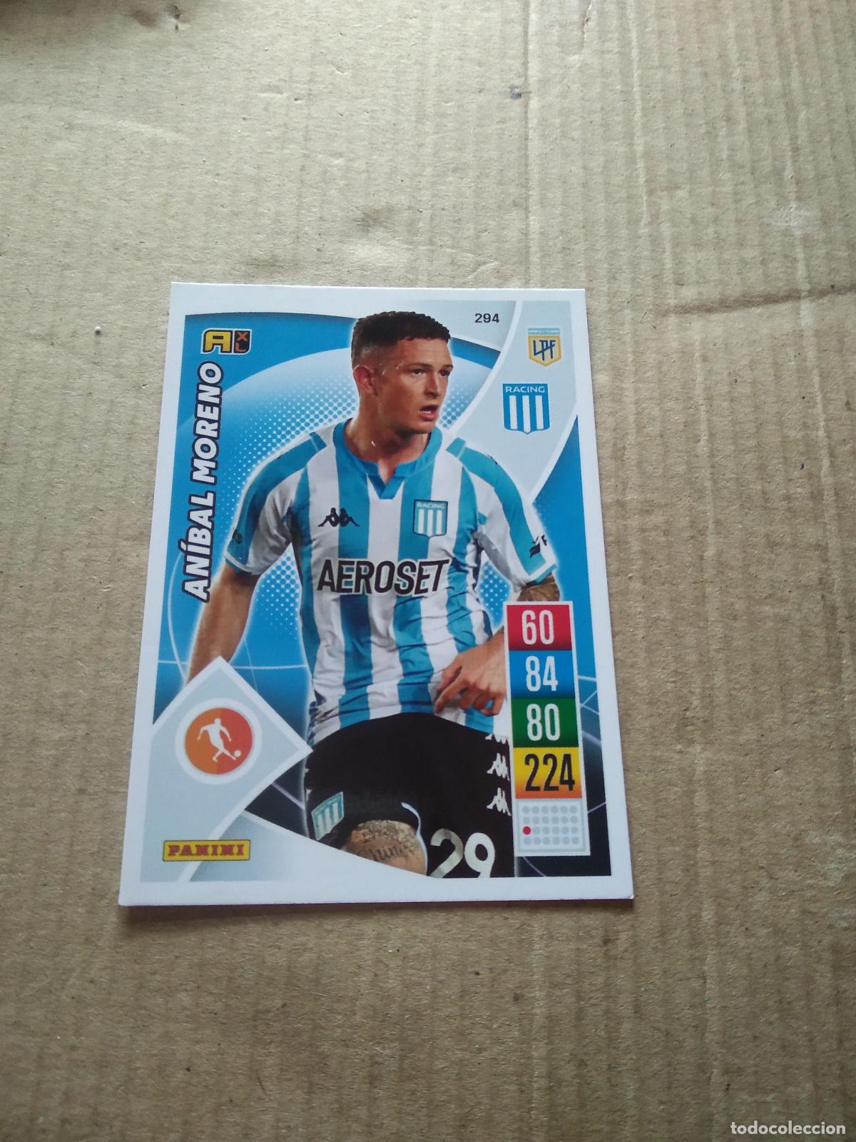 Cromos de F&uacute;tbol: 294 ANIBAL MORENO RACING CROMO FUTBOL ARGENTINO 21-22 PANINI LIGA ARGENTINA 2021-2022