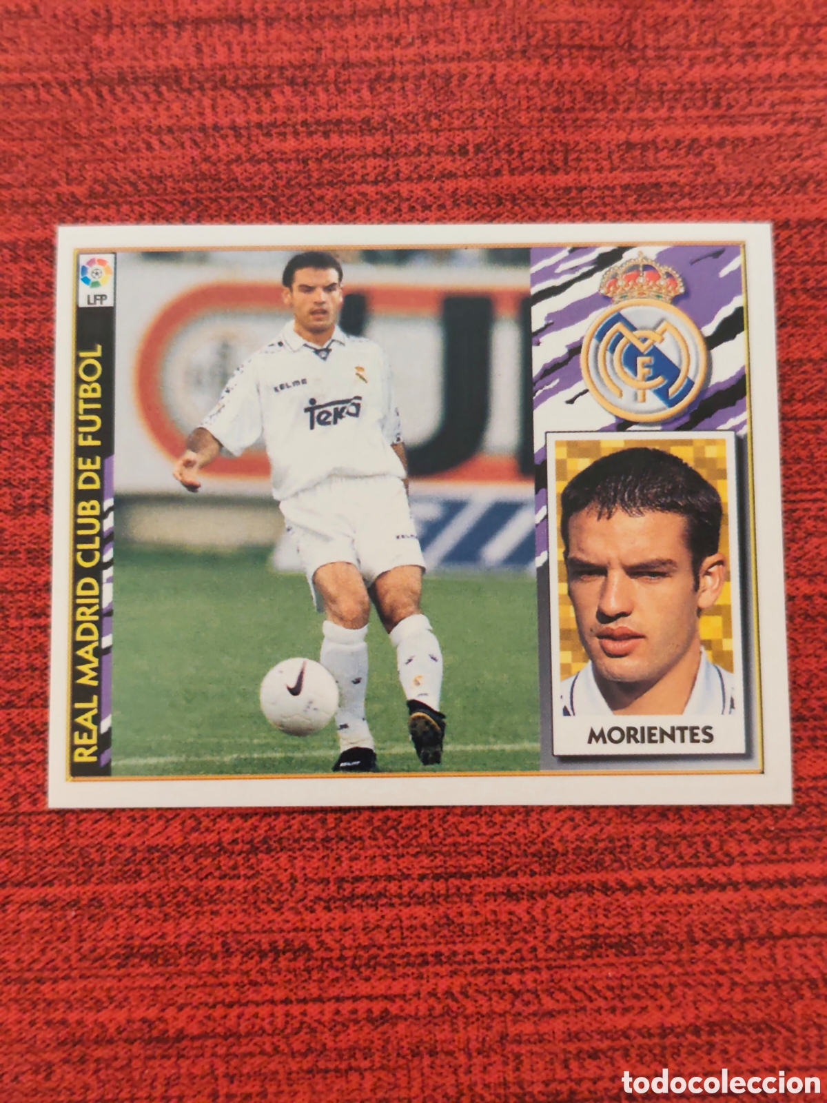 Cromos de F&uacute;tbol: FICHAJE 3 MORIENTES REAL MADRID EDICIONES ESTE 1997 1998