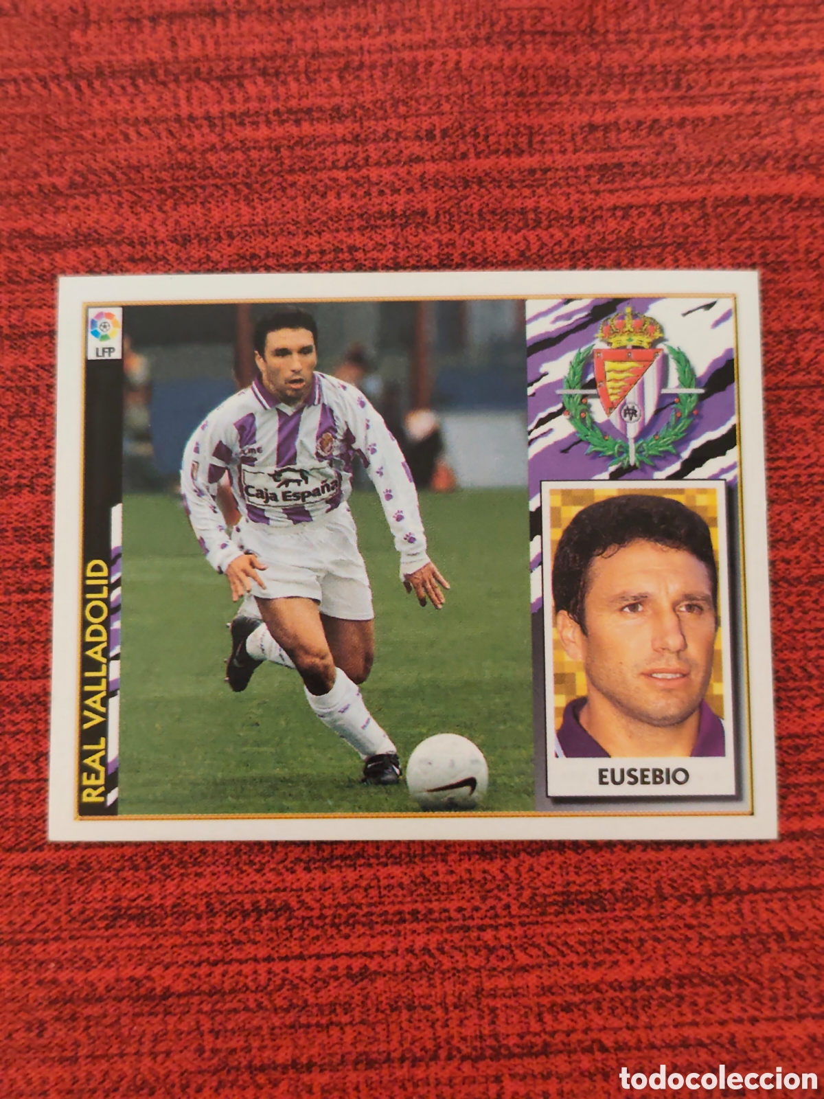 Cromos de F&uacute;tbol: FICHAJE 7 EUSEBIO REAL VALLADOLID EDICIONES ESTE 1997 1998