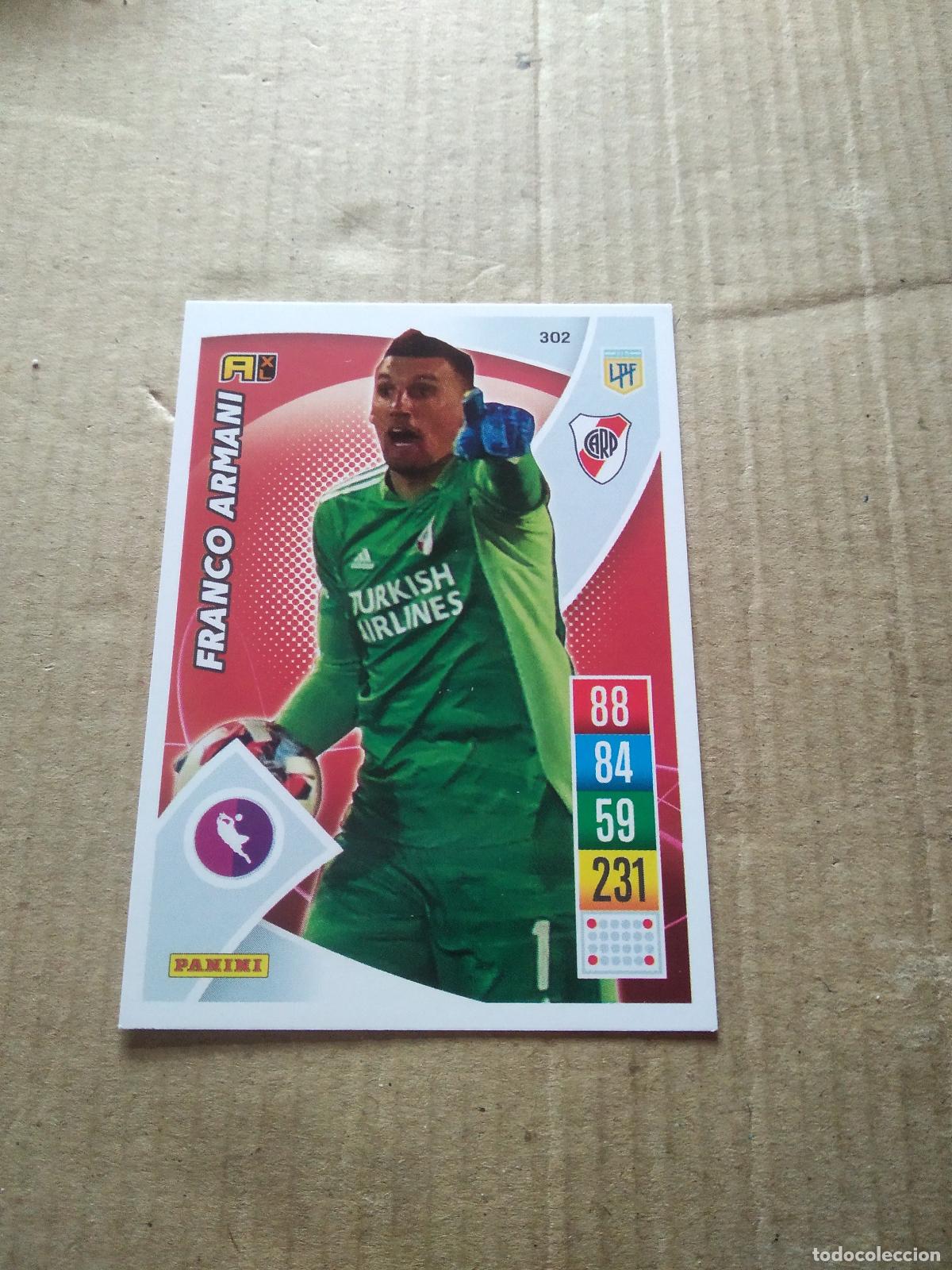 Football Stickers: 302 FRANCO ARMANI RIVER PLATE CROMO FUTBOL ARGENTINO 21-22 PANINI LIGA ARGENTINA 2021-2022