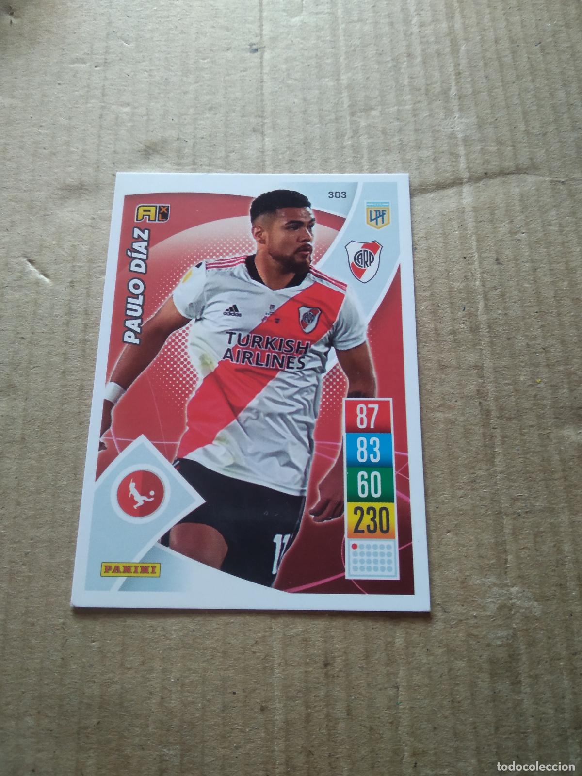 Cromos de F&uacute;tbol: 303 PAULO DIAZ RIVER PLATE CROMO FUTBOL ARGENTINO 21-22 PANINI LIGA ARGENTINA 2021-2022