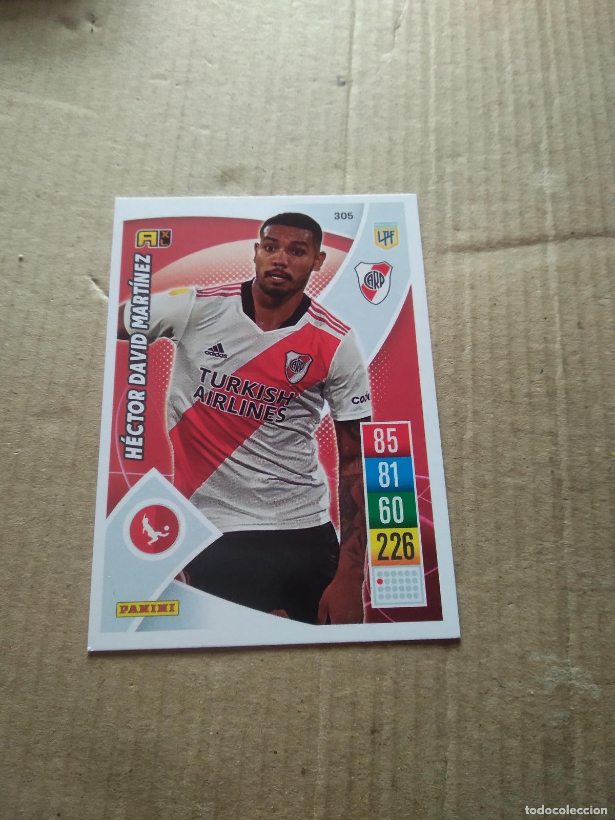 Cromos de F&uacute;tbol: 305 HECTOR DAVID MARTINEZ RIVER PLATE CROMO FUTBOL ARGENTINO 21-22 PANINI LIGA ARGENTINA 2021-2022