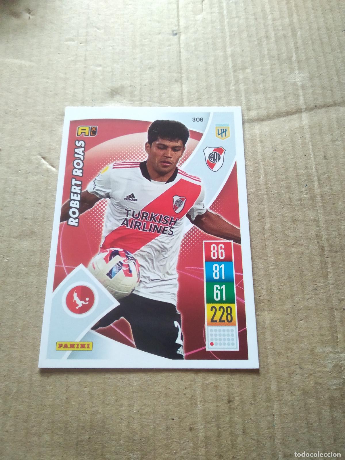 Cromos de F&uacute;tbol: 306 ROBERT ROJAS RIVER PLATE CROMO FUTBOL ARGENTINO 21-22 PANINI LIGA ARGENTINA 2021-2022