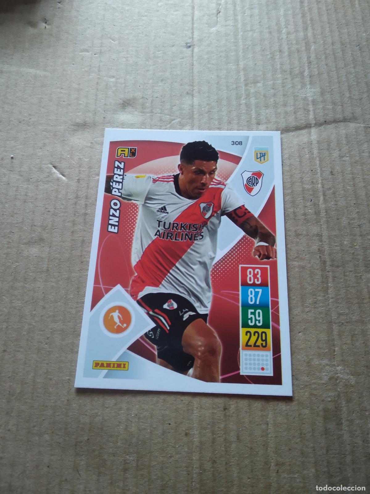 Cromos de F&uacute;tbol: 308 ENZO PEREZ RIVER PLATE CROMO FUTBOL ARGENTINO 21-22 PANINI LIGA ARGENTINA 2021-2022