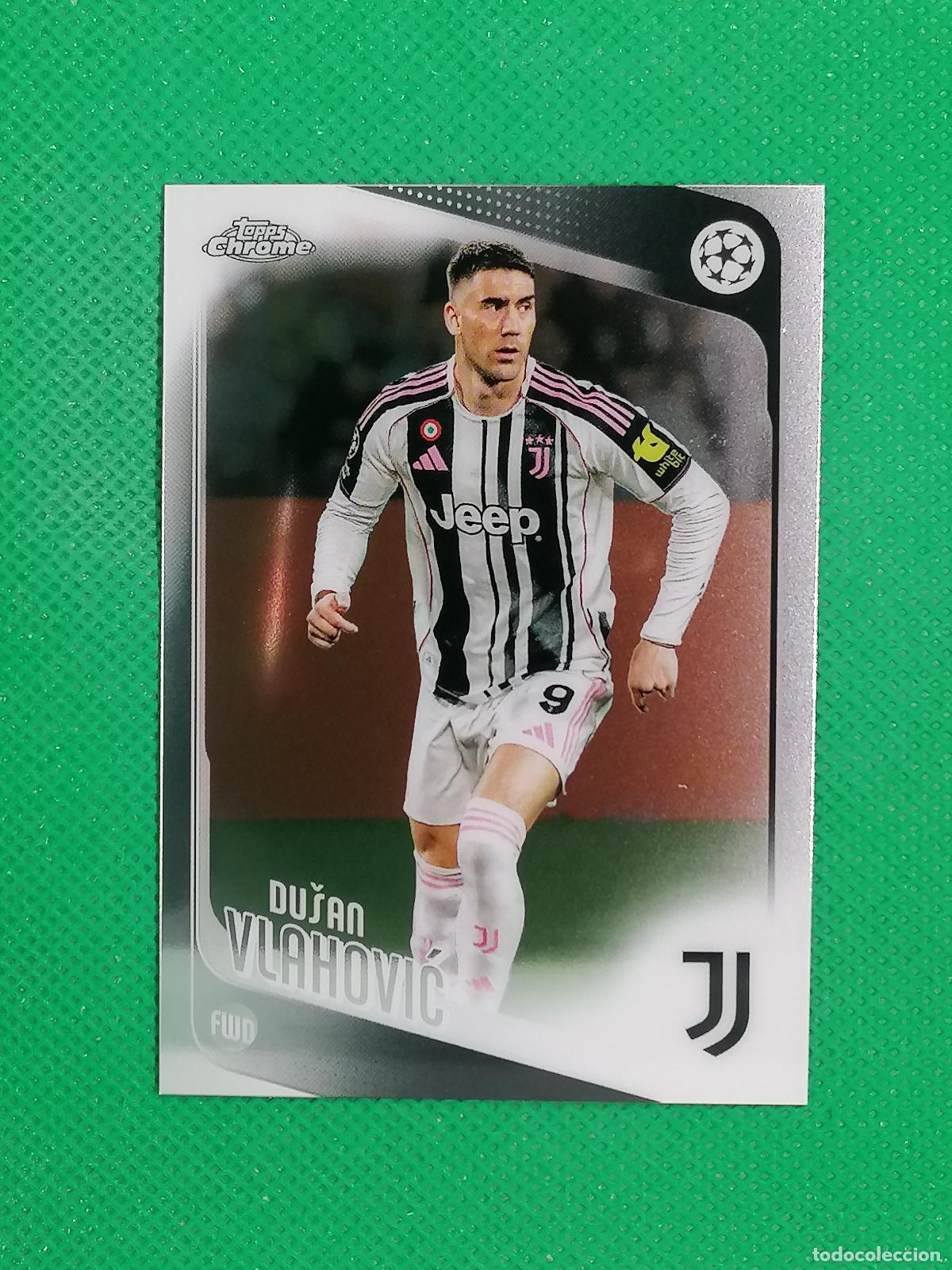Cromos de F&uacute;tbol: 175 DUSAN VLAHOVIC JUVENTUS ⚽ TOPPS CHROME UCC 25 26 2025 2026 ⚽