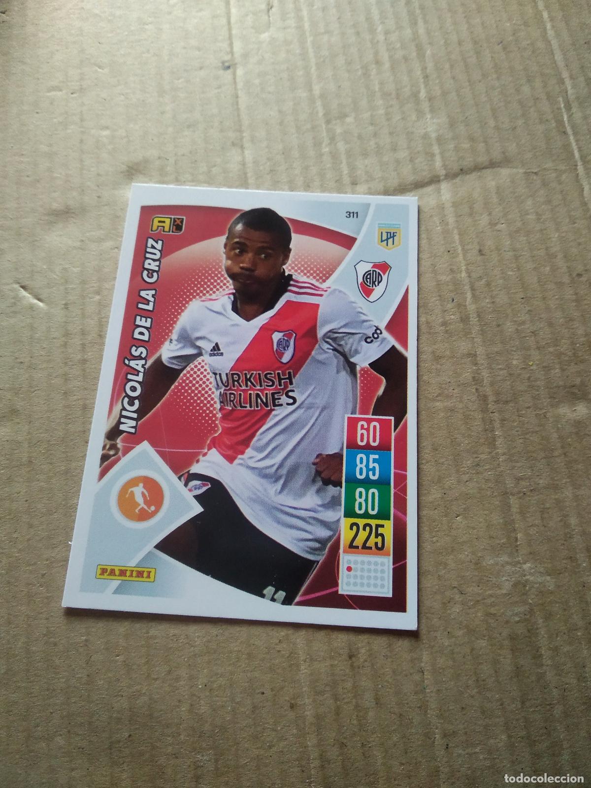 Cromos de F&uacute;tbol: 311 NICOLAS DE LA CRUZ RIVER PLATE CROMO FUTBOL ARGENTINO 21-22 PANINI LIGA ARGENTINA 2021-2022