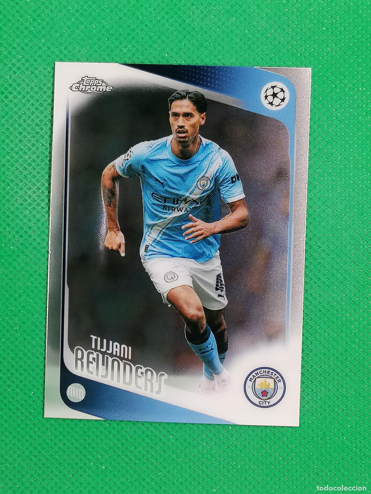 Cromos de F&uacute;tbol: 155 TIJJANI REIJNDERS MANCHESTER CITY ⚽ TOPPS CHROME UCC 25 26 2025 2026 ⚽