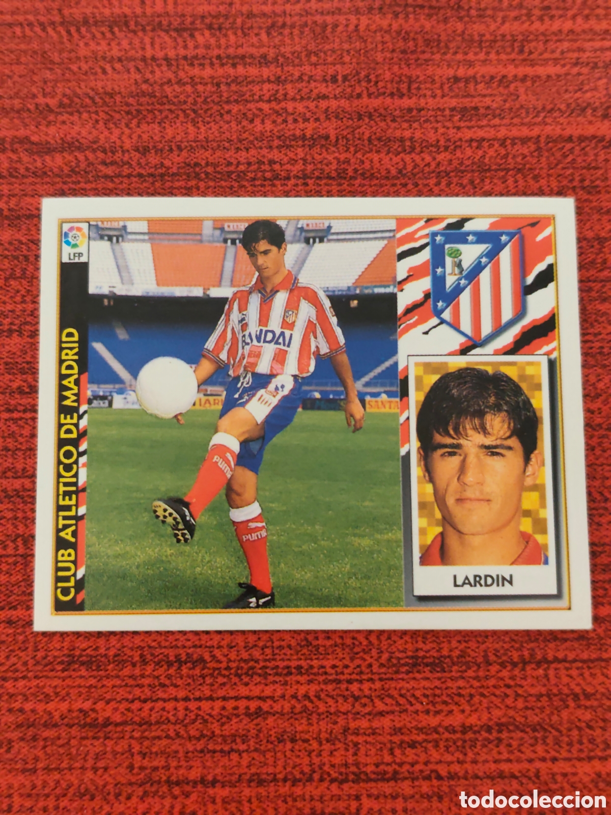 Cromos de F&uacute;tbol: VERSI&Oacute;N FICHAJE 12 LARDIN ATL&Eacute;TICO MADRID EDICIONES ESTE 1997 1998