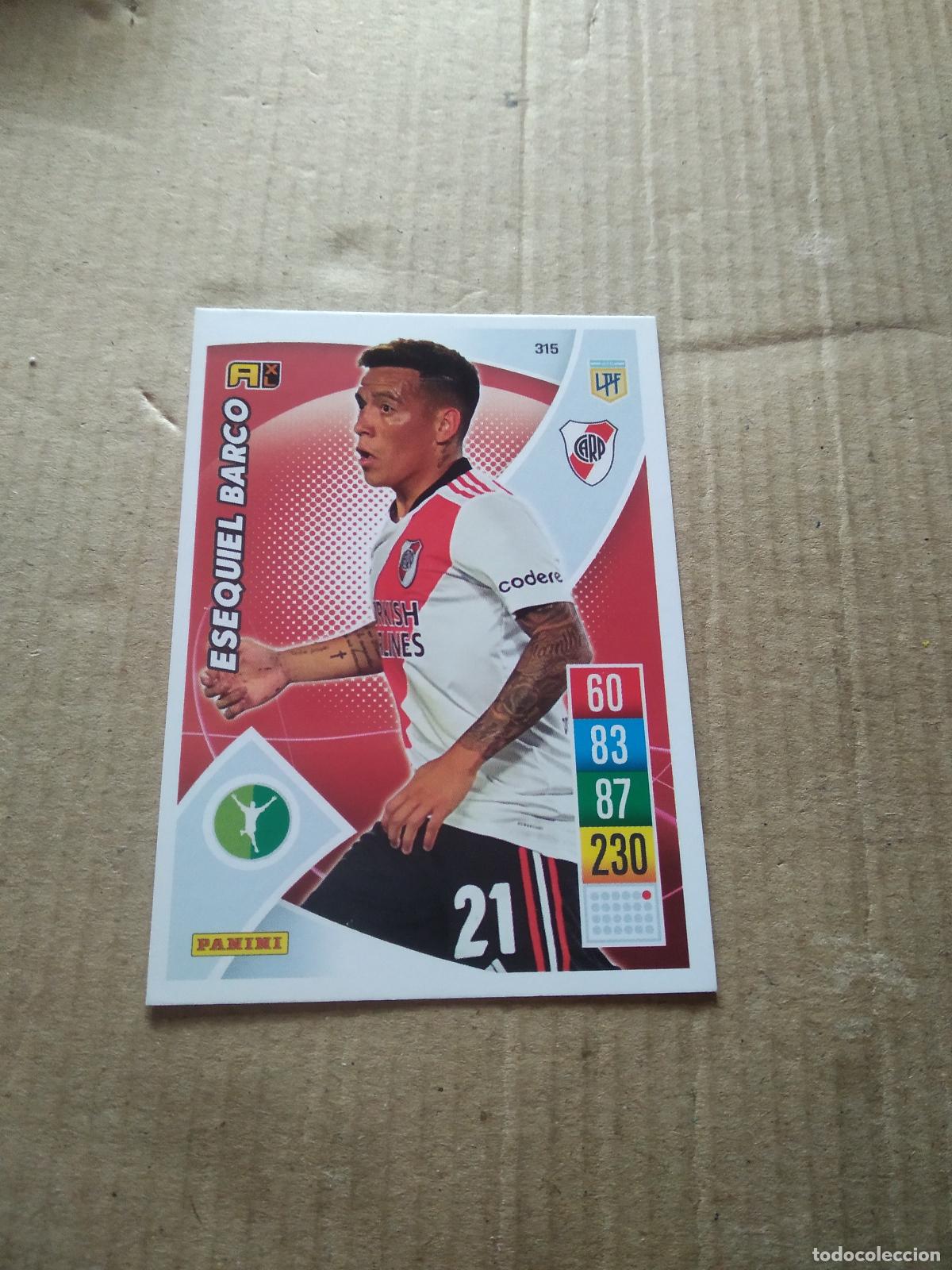 Cromos de F&uacute;tbol: 315 ESEQUIEL BARCO RIVER PLATE CROMO FUTBOL ARGENTINO 21-22 PANINI LIGA ARGENTINA 2021-2022