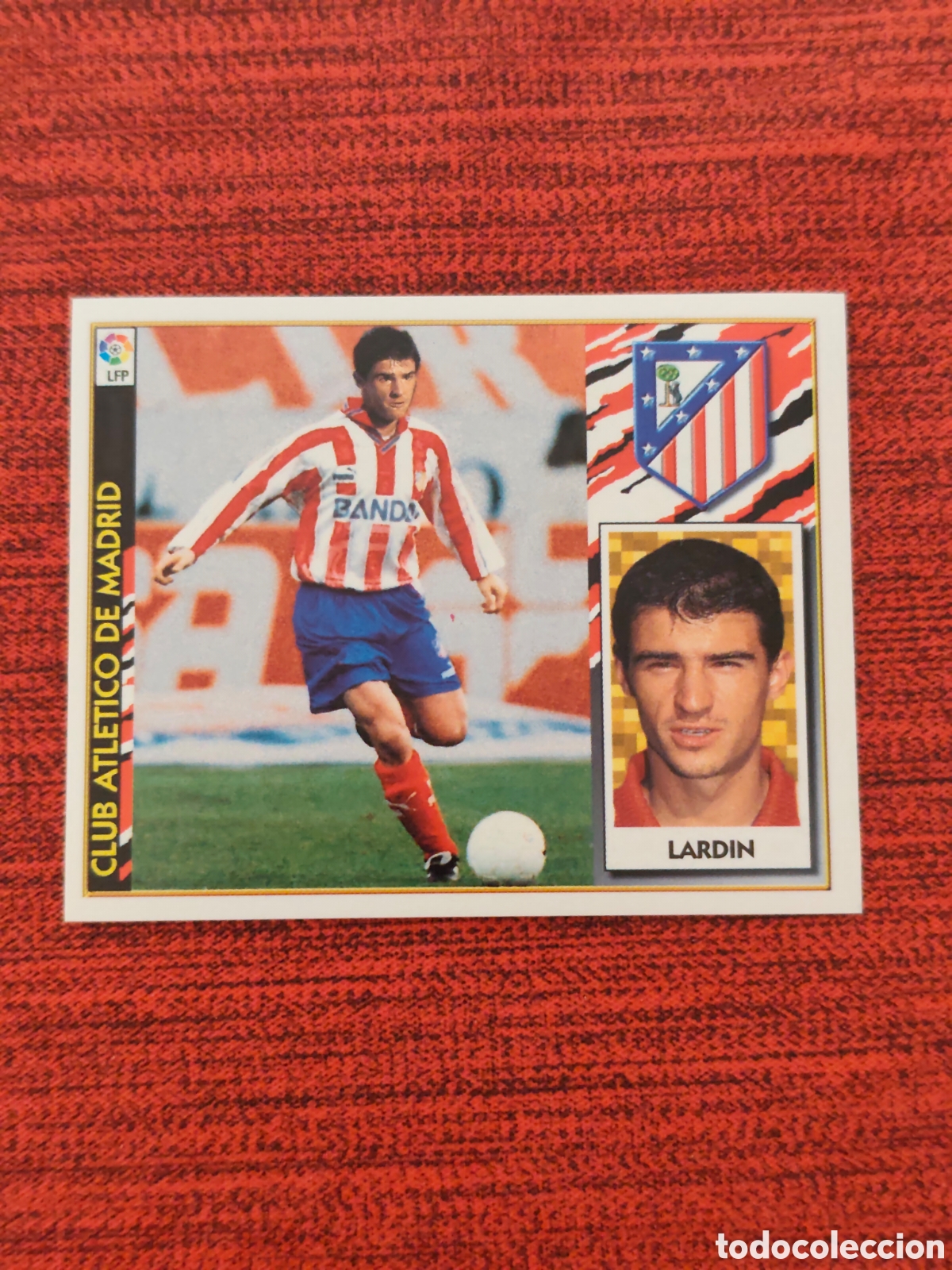 Cromos de F&uacute;tbol: VERSI&Oacute;N FICHAJE 12 LARDIN ATL&Eacute;TICO MADRID EDICIONES ESTE 1997 1998