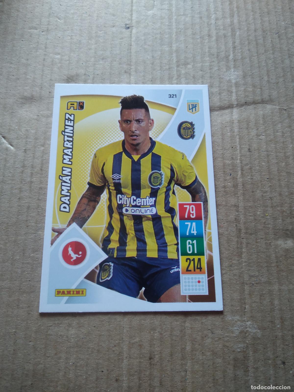 Cromos de Futebol: 321 DAMIAN MARTINEZ ROSARIO CENTRAL CROMO FUTBOL ARGENTINO 21-22 PANINI LIGA ARGENTINA 2021-2022