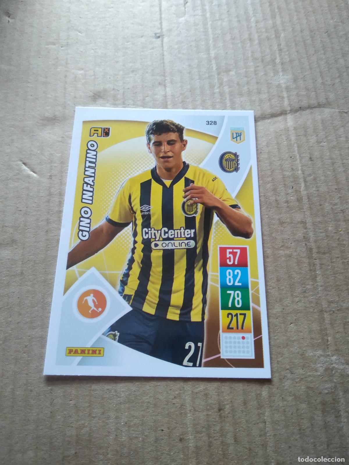 Cromos de Futebol: 328 GINO INFANTINO ROSARIO CENTRAL CROMO FUTBOL ARGENTINO 21-22 PANINI LIGA ARGENTINA 2021-2022