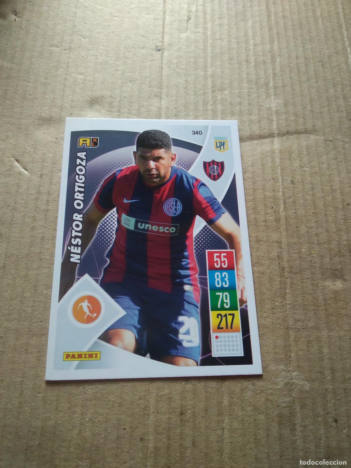 Football Stickers: 340 NESTOR ORTIGOZA SAN LORENZO CROMO FUTBOL ARGENTINO 21-22 PANINI LIGA ARGENTINA 2021-2022