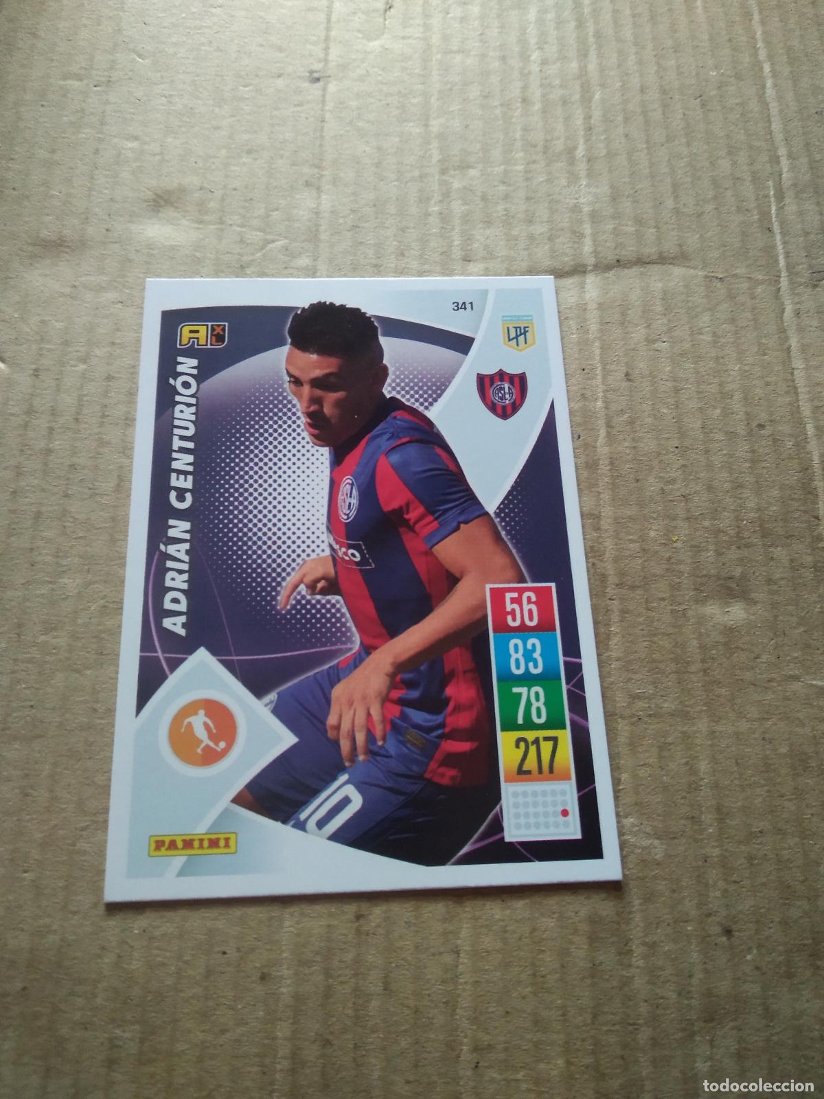 Football Stickers: 341 ADRIAN CENTURION SAN LORENZO CROMO FUTBOL ARGENTINO 21-22 PANINI LIGA ARGENTINA 2021-2022