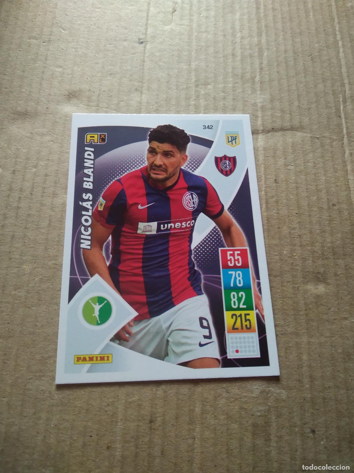 Football Stickers: 342 NICOLAS BLANDI SAN LORENZO CROMO FUTBOL ARGENTINO 21-22 PANINI LIGA ARGENTINA 2021-2022