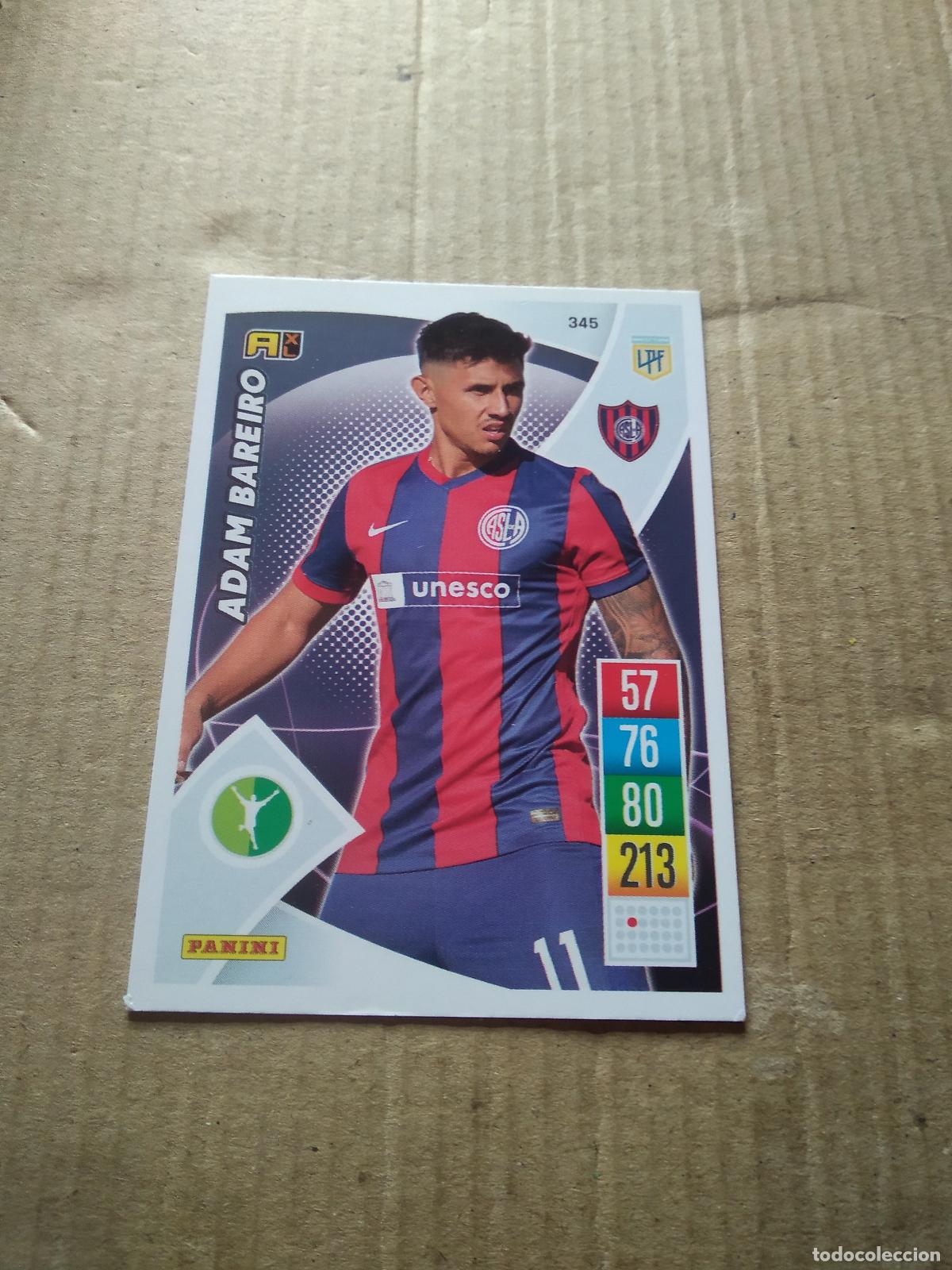 Football Stickers: 345 ADAM BAREIRO SAN LORENZO CROMO FUTBOL ARGENTINO 21-22 PANINI LIGA ARGENTINA 2021-2022