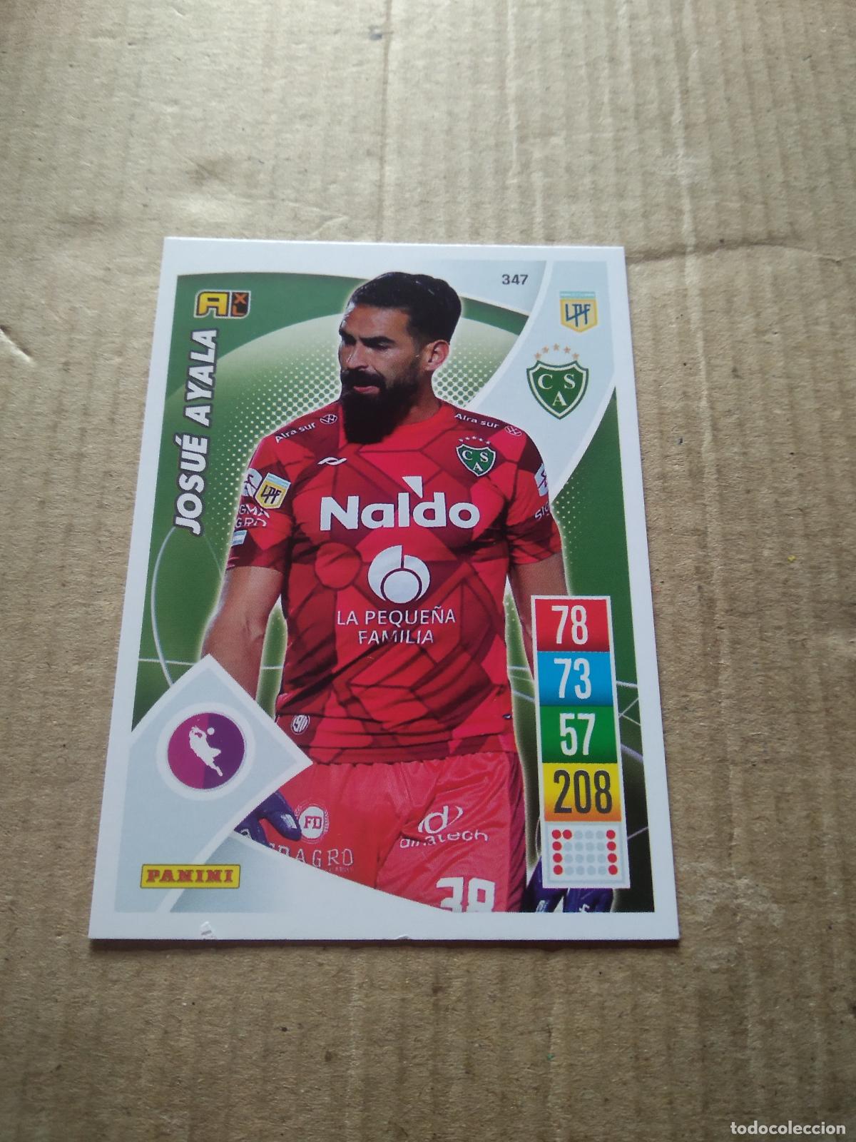 Cromos de F&uacute;tbol: 347 JOSUE AYALA SARMIENTO CROMO FUTBOL ARGENTINO 21-22 PANINI LIGA ARGENTINA 2021-2022