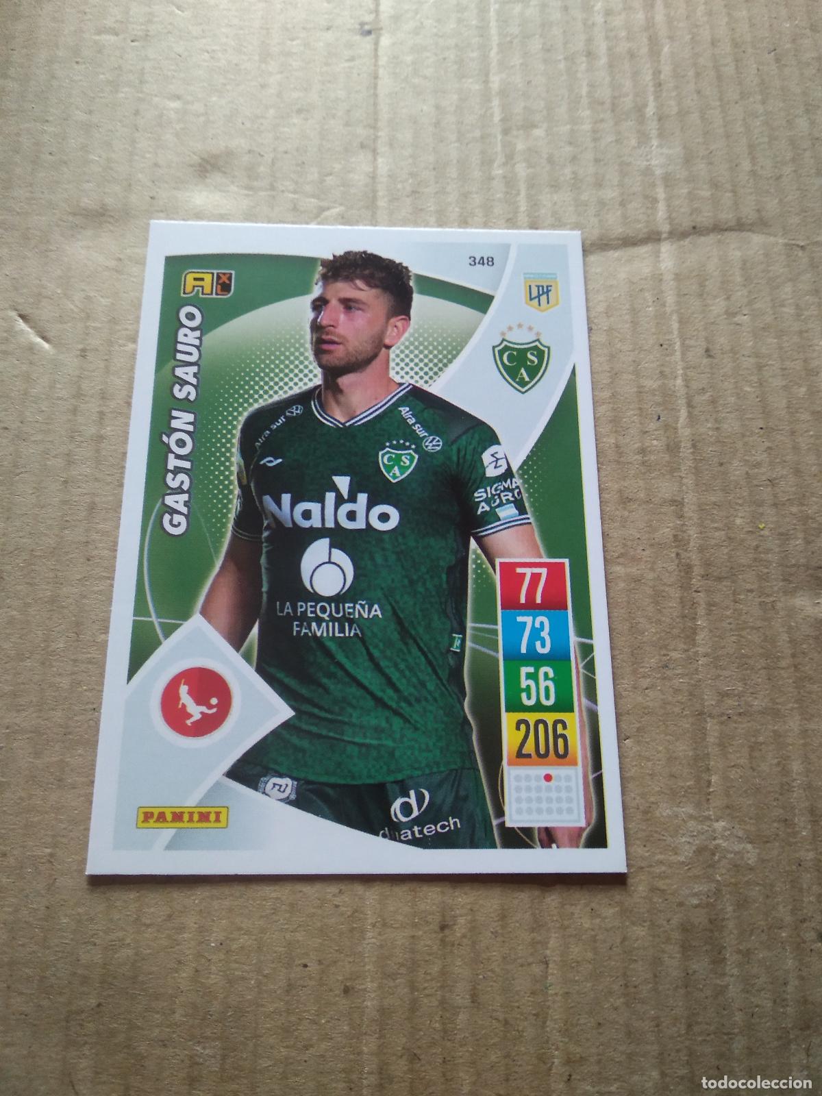 Figurine di Calcio: 348 GASTON SAURO SARMIENTO CROMO FUTBOL ARGENTINO 21-22 PANINI LIGA ARGENTINA 2021-2022