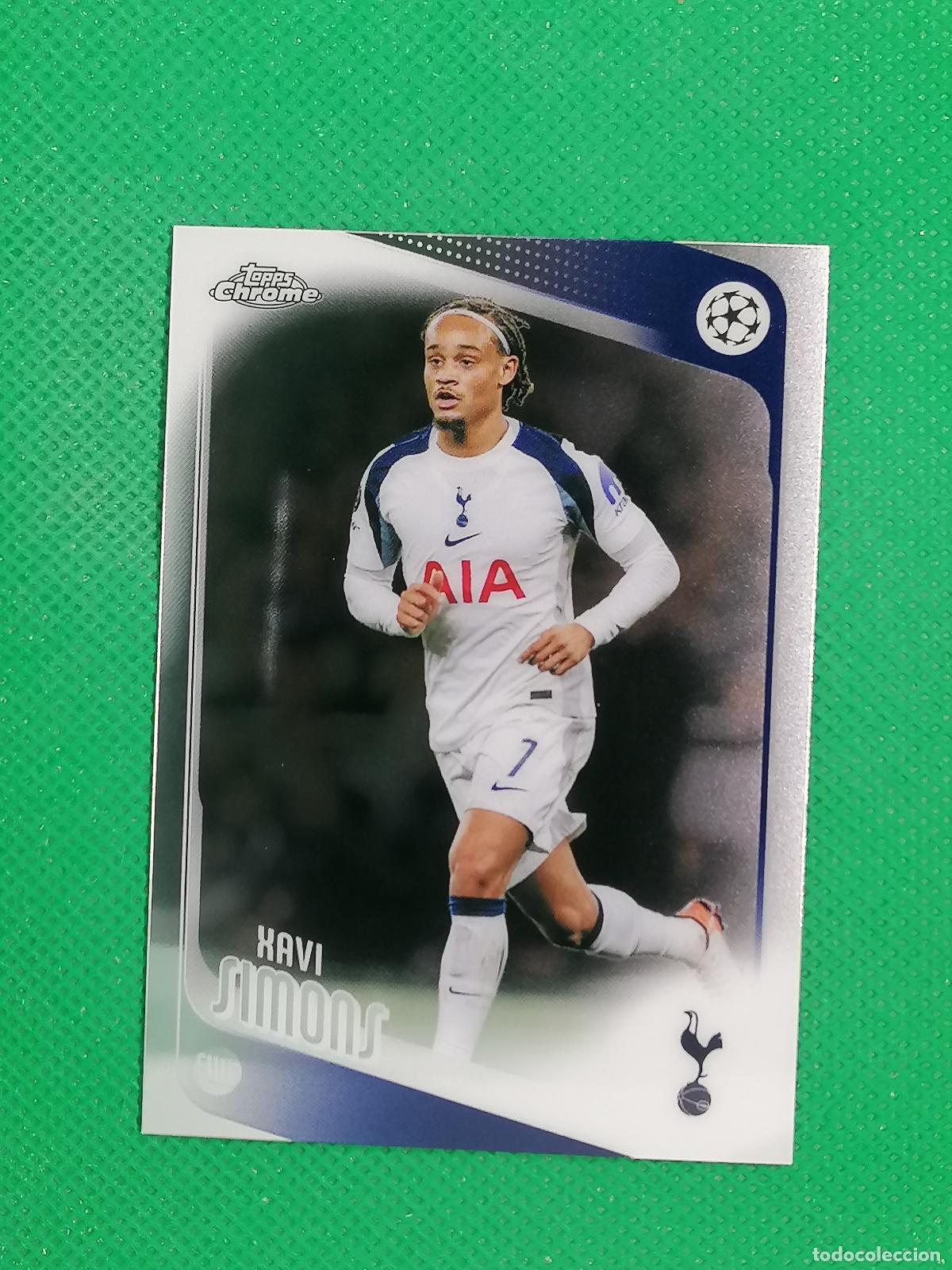 Cromos de F&uacute;tbol: 85 XAVI SIMONS TOTTENHAM HOTSPUR ⚽ TOPPS CHROME UCC 25 26 2025 2026 ⚽