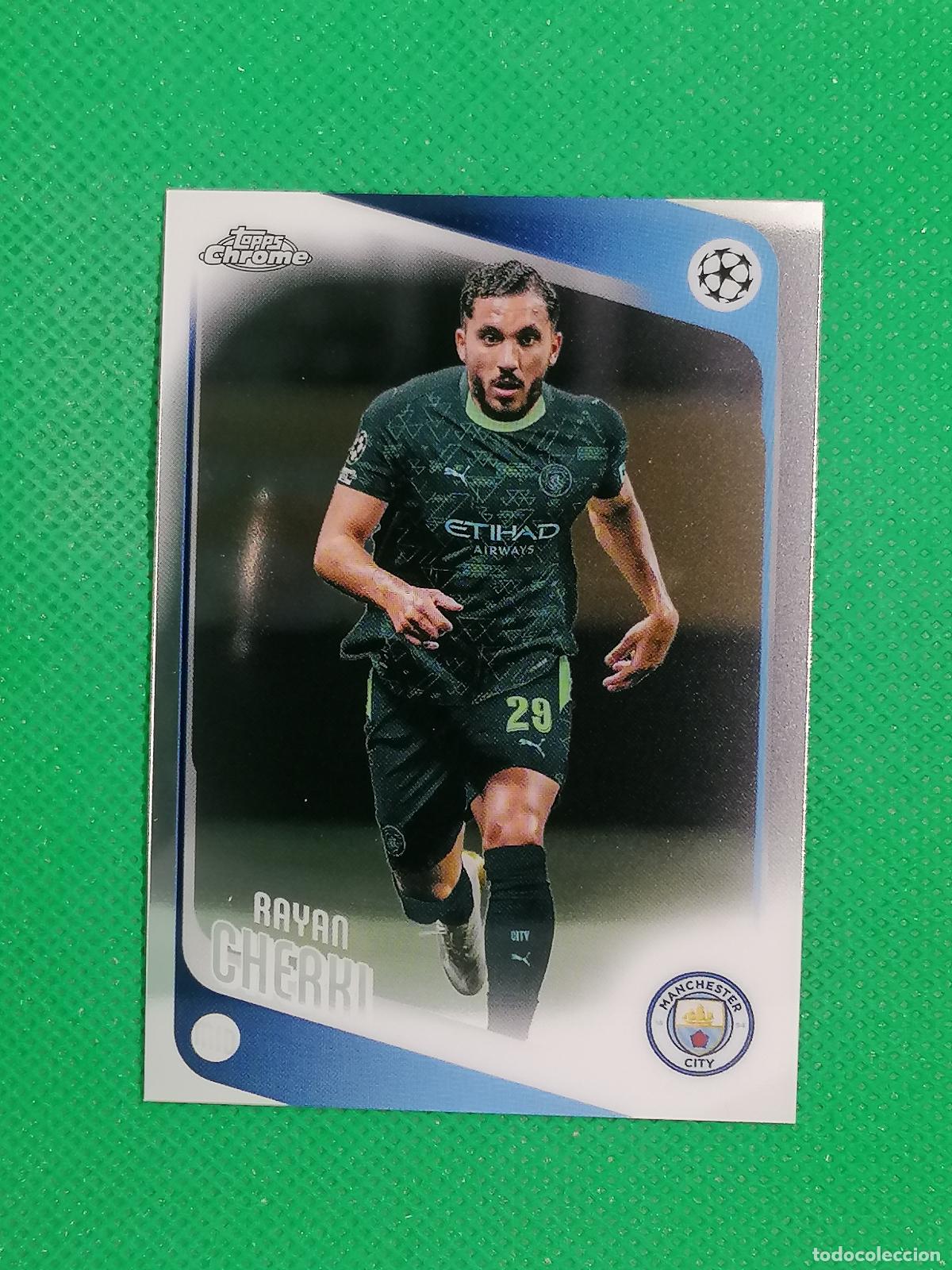 Cromos de F&uacute;tbol: 1 RAYAN CHERKY MANCHESTER CITY ⚽ TOPPS CHROME UCC 25 26 2025 2026 ⚽