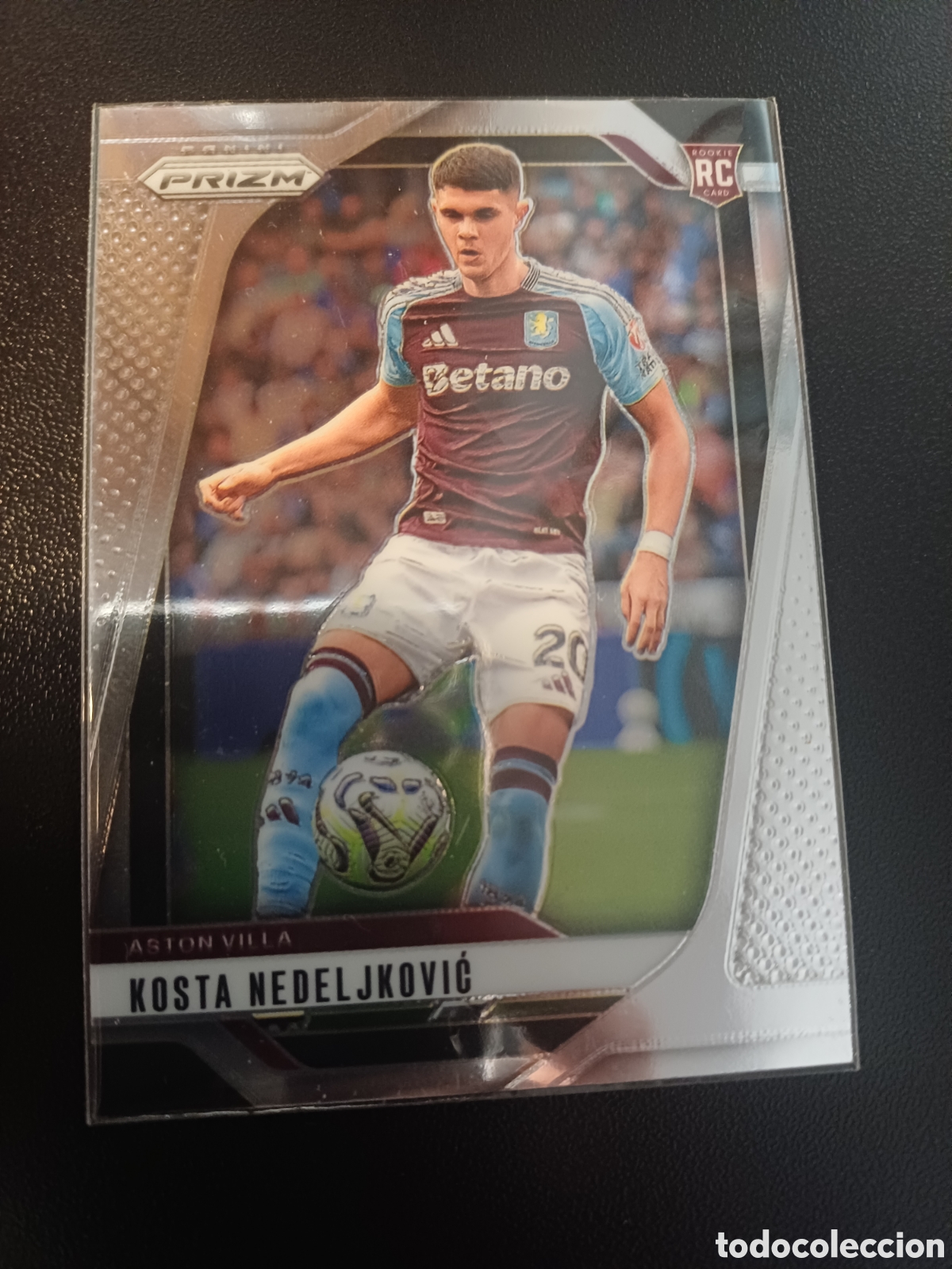 Football Stickers: #068 KOSTA NEDELJKOVIC ROOKIE ASTON VILLA PANINI PRIZM PREMIER LEAGUE 2024-25