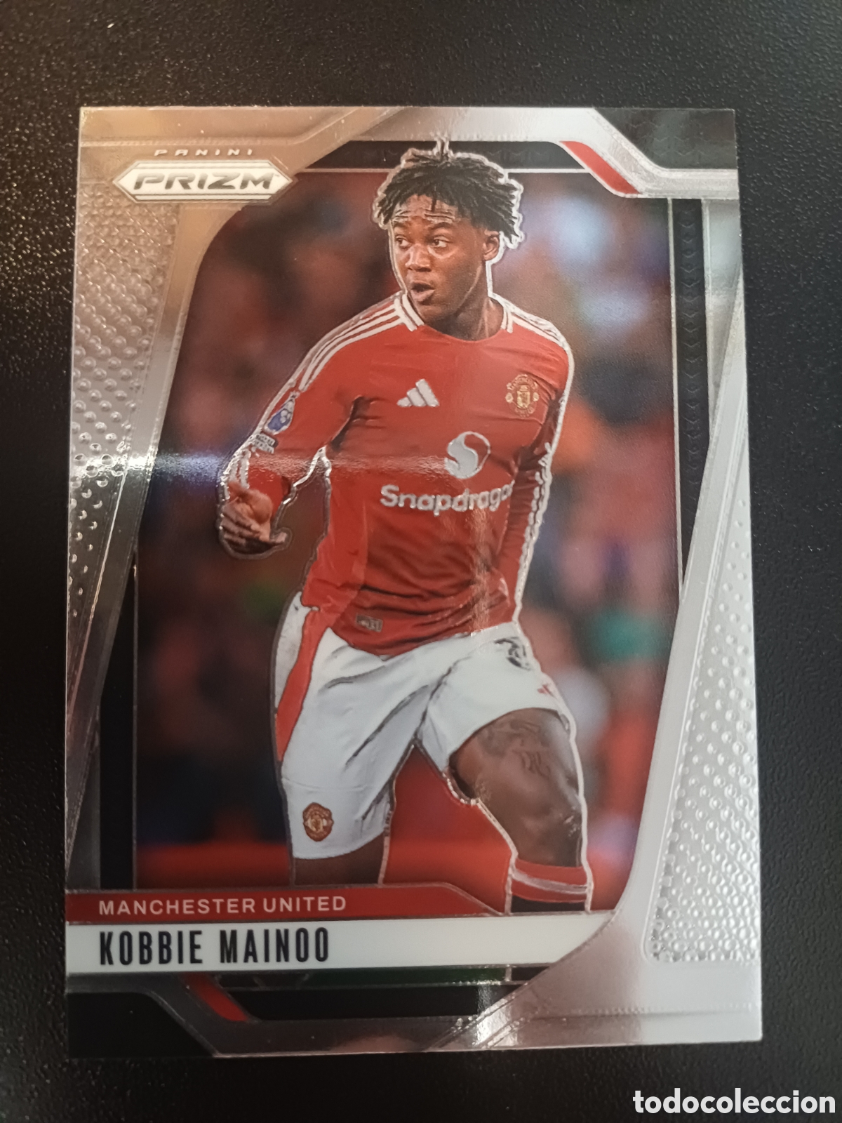 Cromos de F&uacute;tbol: #124 KOBBIE MAINOO MANCHESTER UNITED PANINI PRIZM PREMIER LEAGUE 2024-25