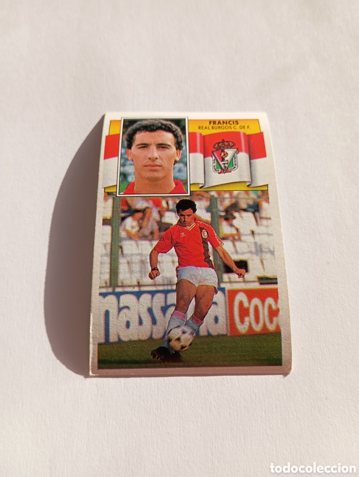 Cromos de F&uacute;tbol: FRANCIS Burgos Liga Este 1990 1991 Panini 90 91 NUEVO SIN PEGAR