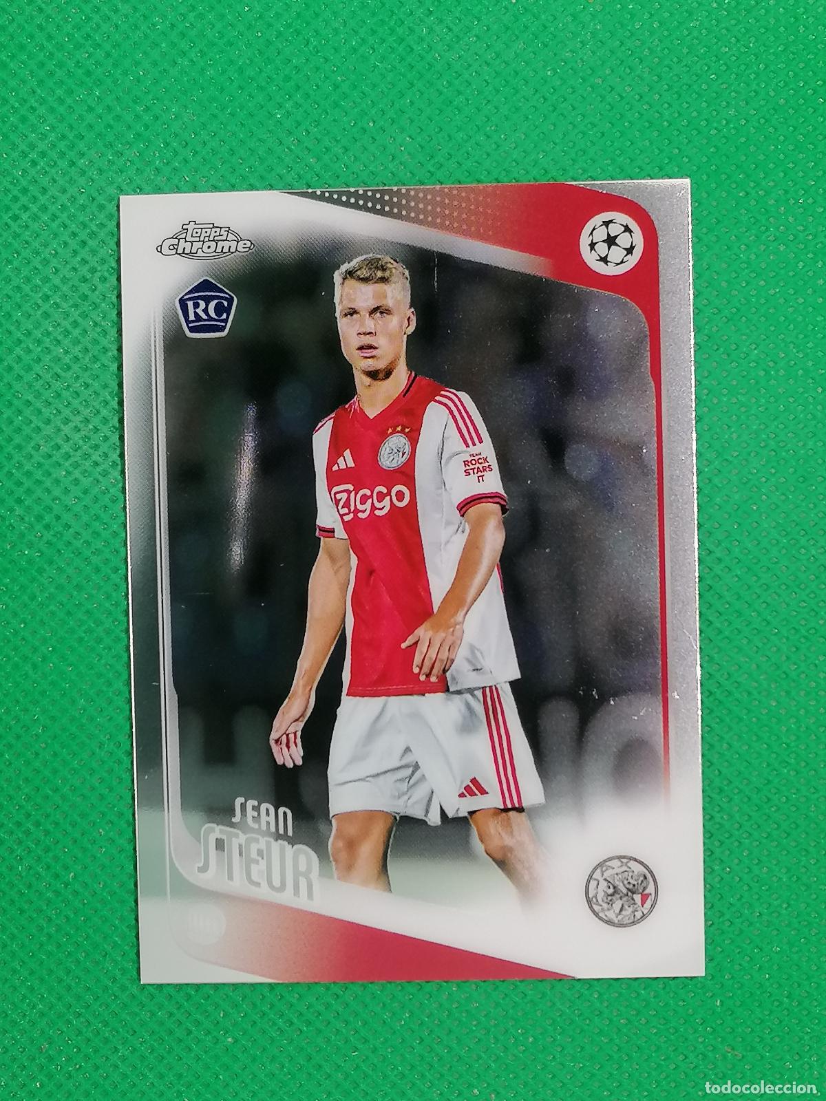 Cromos de F&uacute;tbol: 43 SEAN STEUR ROOKIE AJAX ⚽ TOPPS CHROME UCC 25 26 2025 2026 ⚽