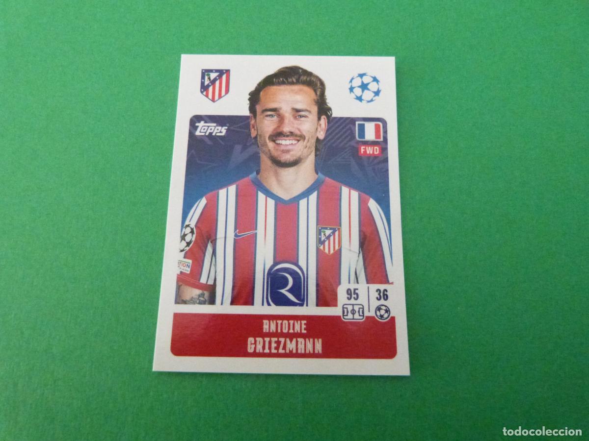 Cromos de F&uacute;tbol: CROMO FUTBOL GRIEZMANN ATLETICO DE MADRID SIN PEGAR N&ordm; 98 CHAMPIONS LEAGUE 2024-2025/24-25 TOPPS