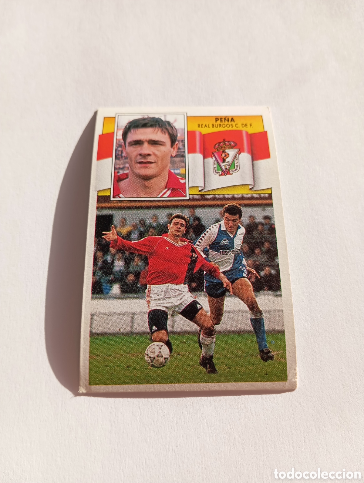 Football Stickers: PE&Ntilde;A Burgos Liga Este 1990 1991 Panini 90 91 NUEVO SIN PEGAR