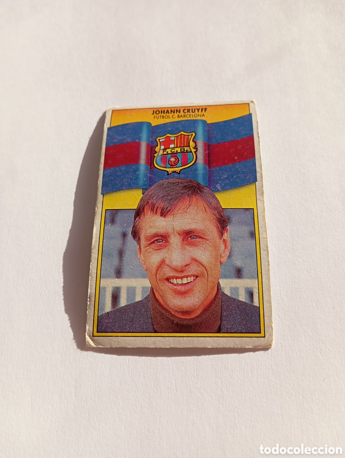 Cromos de F&uacute;tbol: ENTRENADOR JOHANN CRUYFF Barcelona Liga Este 1990 1991 Panini 90 91 NUEVO SIN PEGAR
