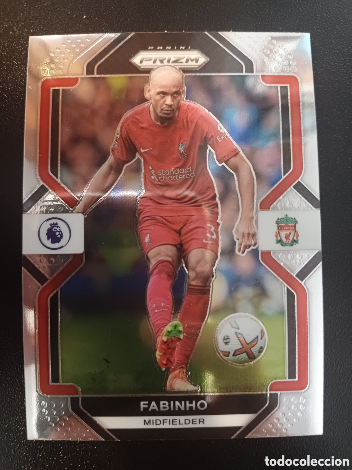Football Stickers: #186 FABINHO LIVERPOOL FC PANINI PRIZM PREMIER LEAGUE 2022-23