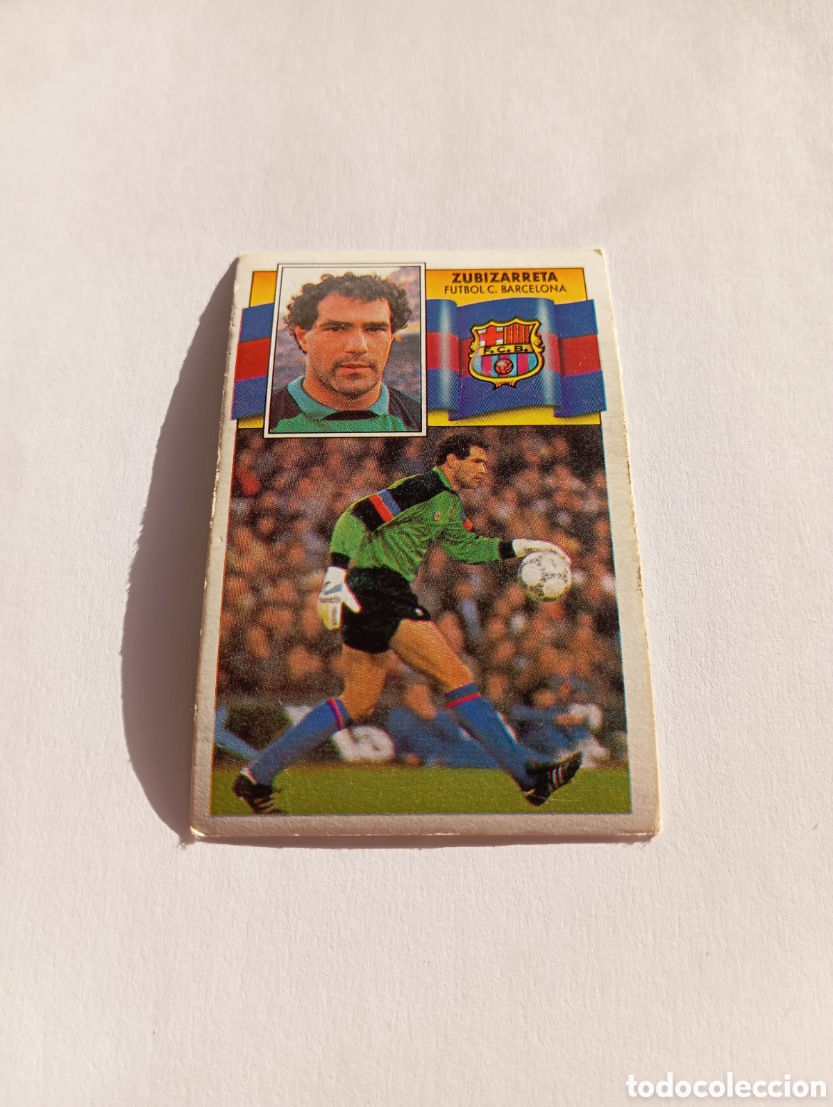 Fu&szlig;ball-Sticker: ZUBIZARRETA Barcelona Liga Este 1990 1991 Panini 90 91 NUEVO SIN PEGAR