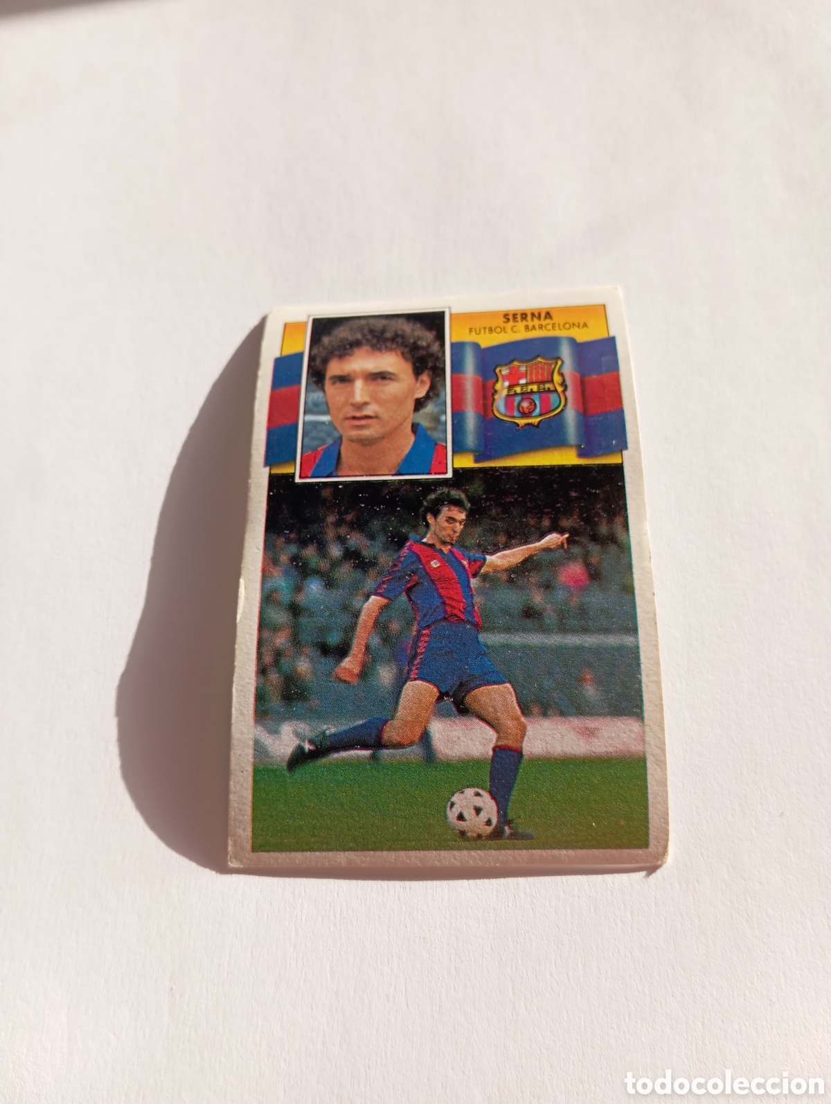 Fu&szlig;ball-Sticker: SERNA Barcelona Liga Este 1990 1991 Panini 90 91 NUEVO SIN PEGAR