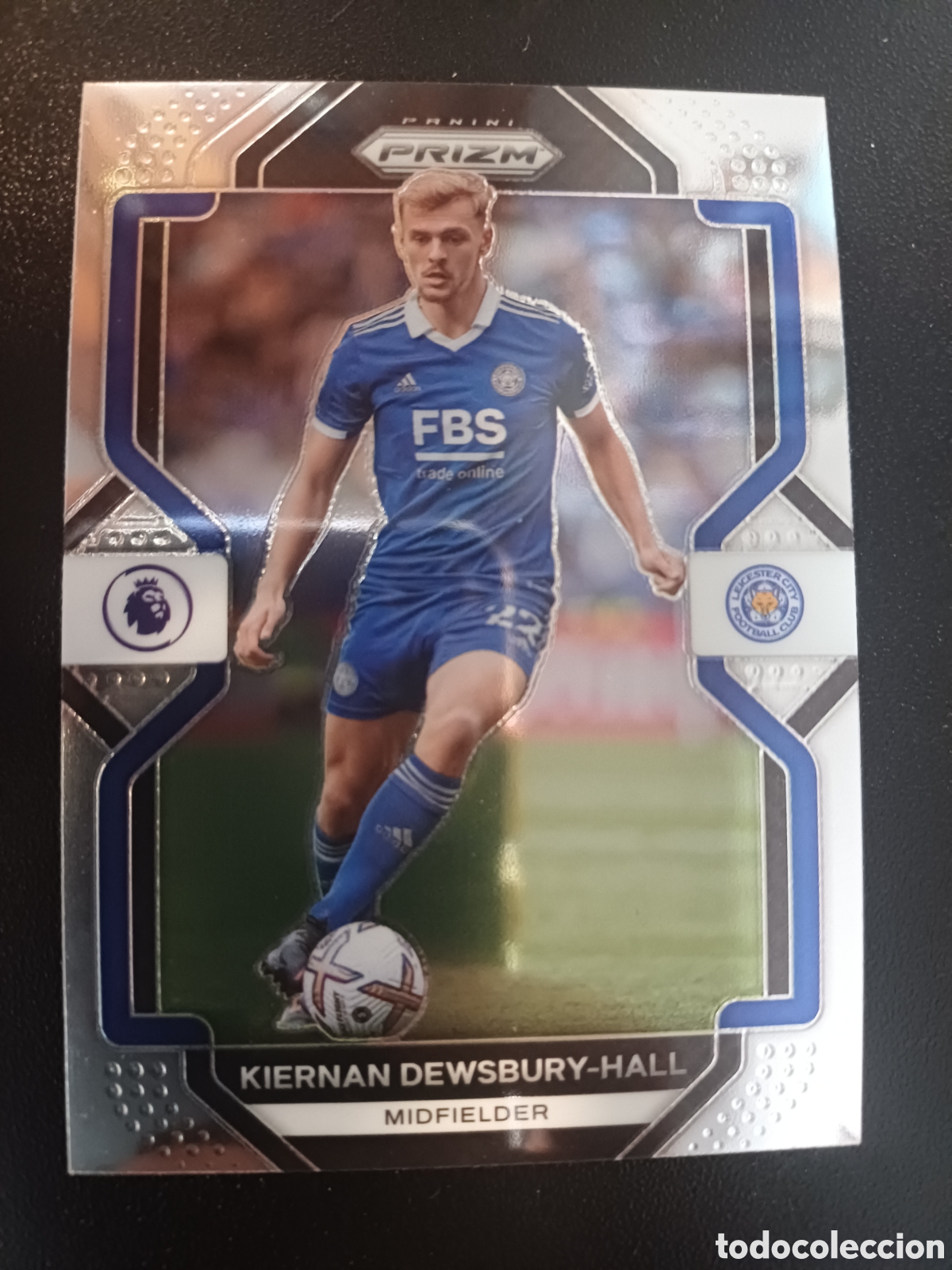 Fu&szlig;ball-Sticker: #099 KIERNAN DEWSBURY-HALL LEICESTER CITY PANINI PRIZM PREMIER LEAGUE 2022-23