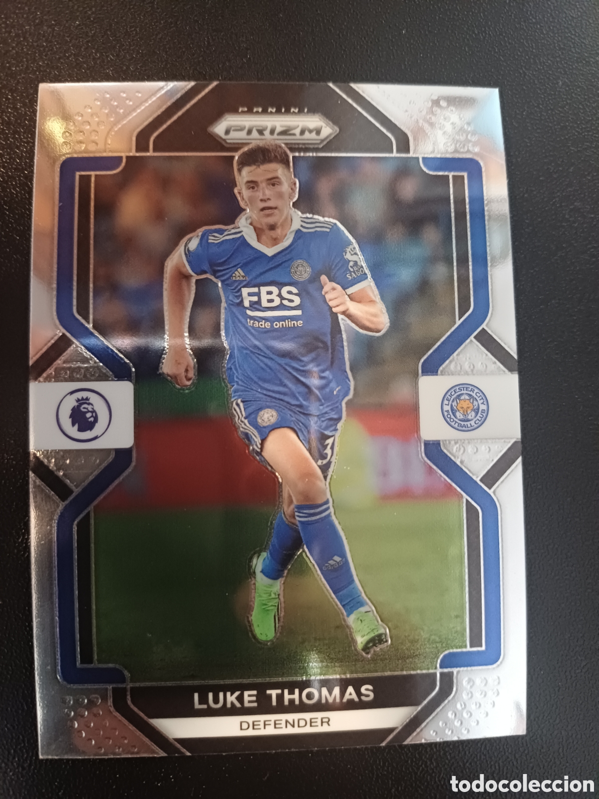 Fu&szlig;ball-Sticker: #102 LUKE THOMAS LEICESTER CITY PANINI PRIZM PREMIER LEAGUE 2022-23