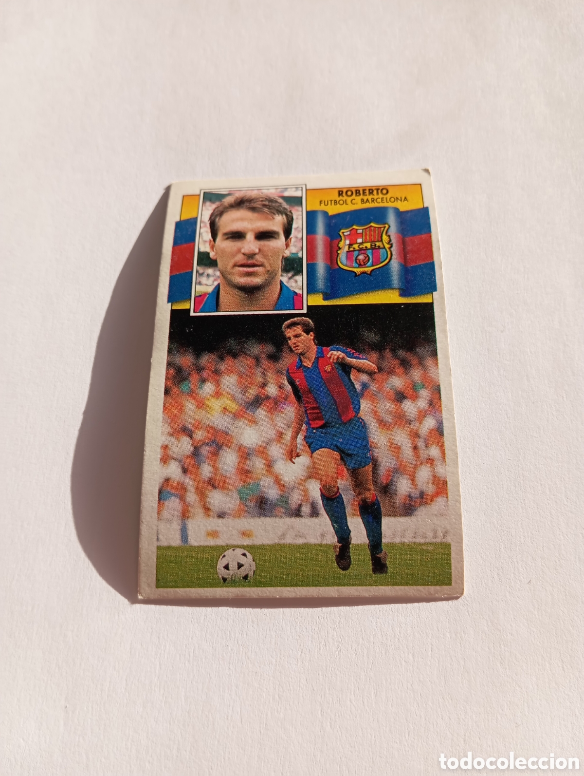 Fu&szlig;ball-Sticker: ROBERTO BAJA Barcelona Liga Este 1990 1991 Panini 90 91 NUEVO SIN PEGAR