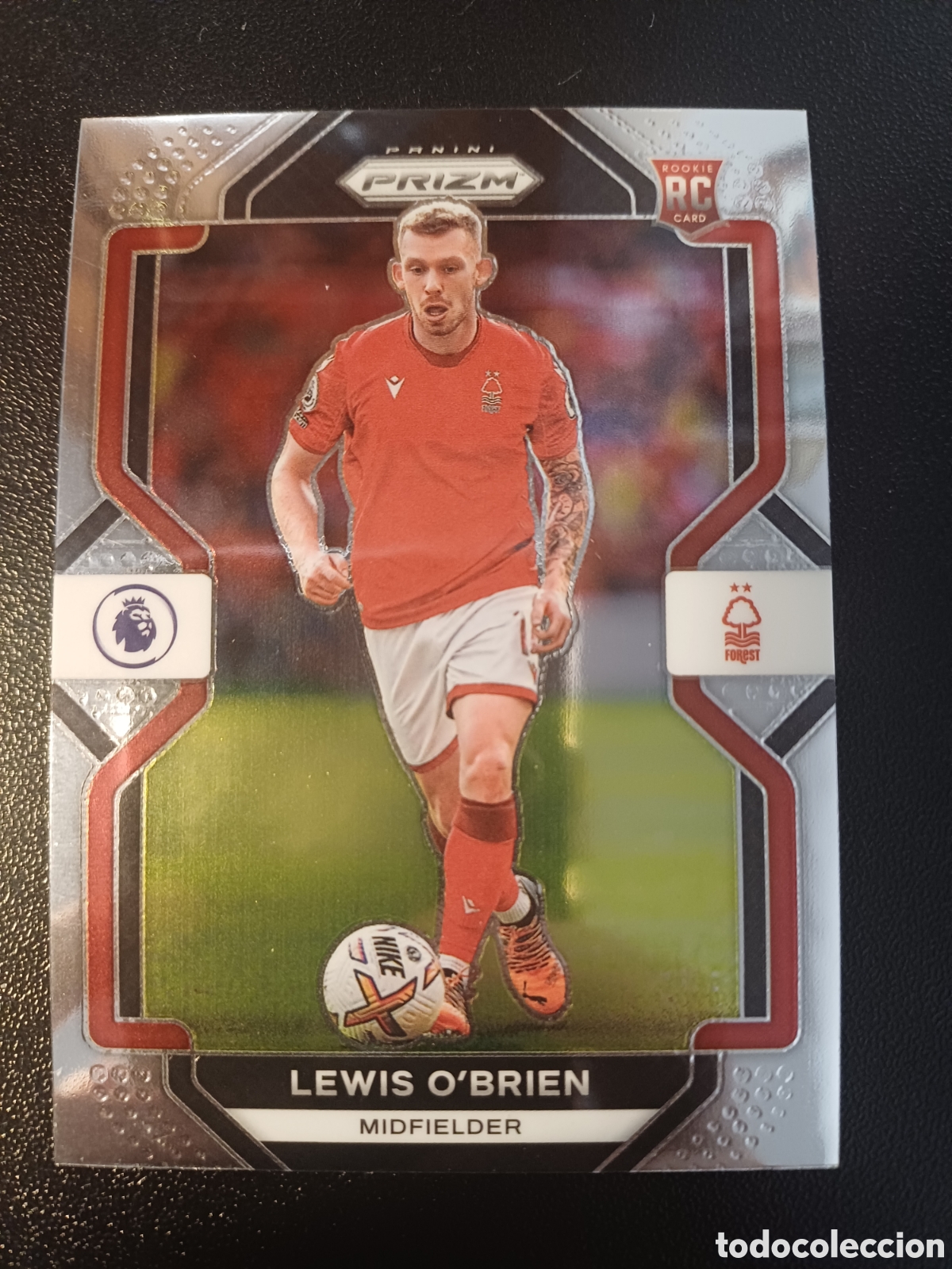 Cartes &agrave; collectionner de Football: #144 LEWIS O&acute;BRIEN NOTTINGHAM FOREST ROOKIE PANINI PRIZM PREMIER LEAGUE 2022-23