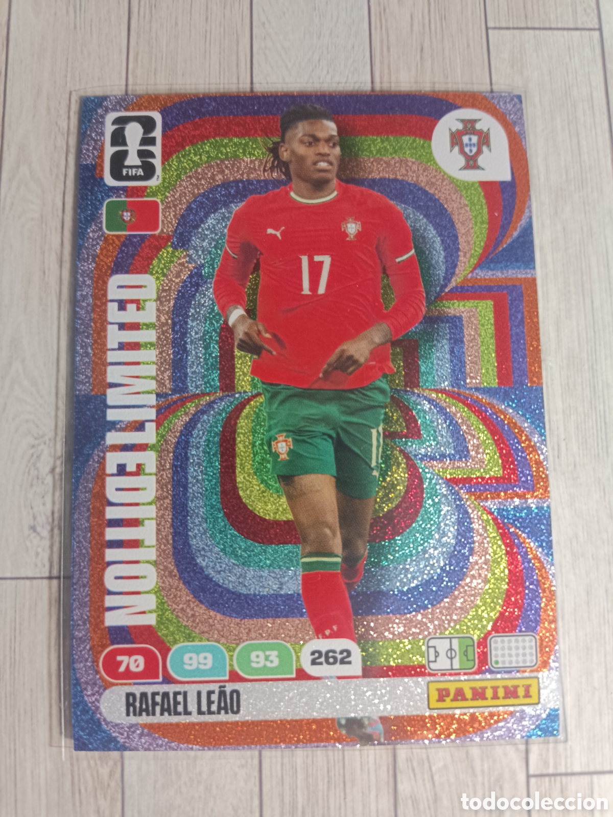 Cromos de F&uacute;tbol: RAFAEL LEAO PORTUGAL LIMITED EDITION ADRENALYN XL MUNDIAL FIFA WORLD CUP 2026 PANINI
