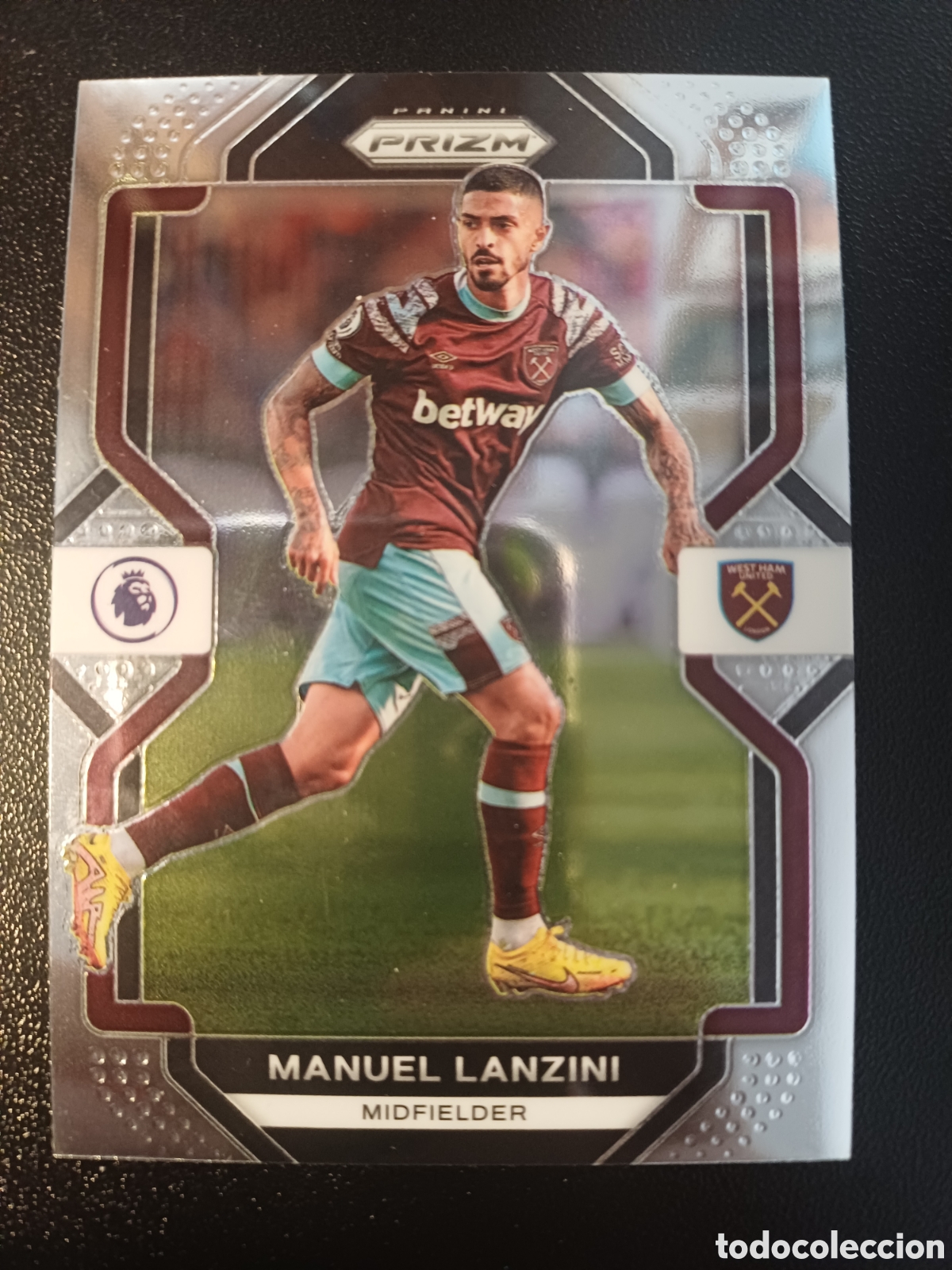 Fu&szlig;ball-Sticker: #057 MANUEL LANZINI WEST HAM UNITED PANINI PRIZM PREMIER LEAGUE 2022-23