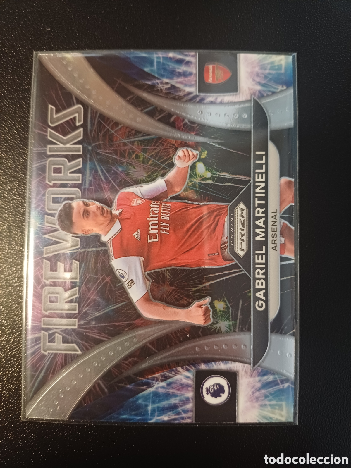 Fu&szlig;ball-Sticker: #011 GABRIEL MARTINELLI ARSENAL FC FIREWORKS PANINI PRIZM PREMIER LEAGUE 2022-23